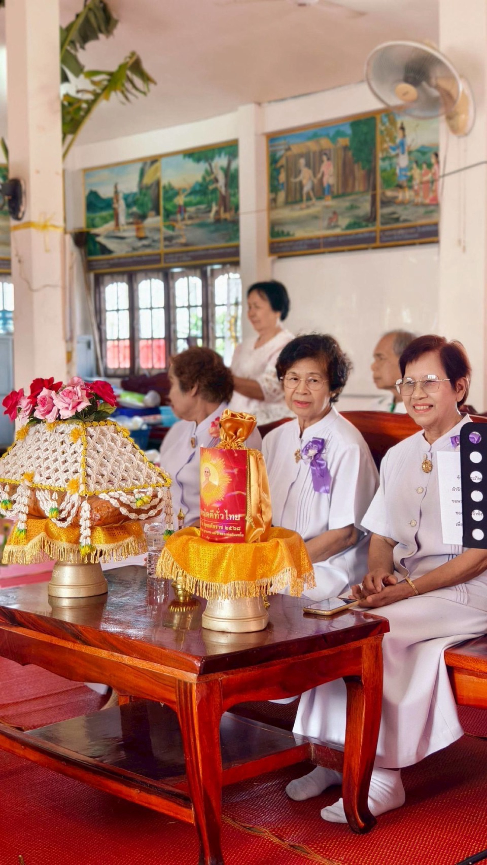 ภาพร่วมพิธีกรรมวัดประดิษฐ์ธรรมคุณ