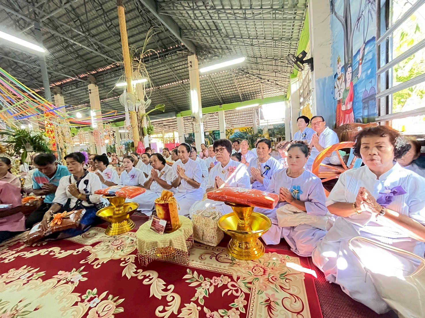 ภาพร่วมพิธีกรรมวัดโพธิ์ยอย