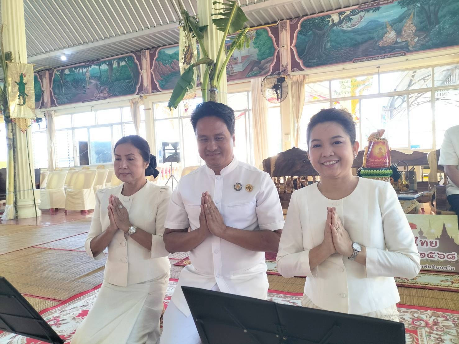 ภาพร่วมพิธีกรรมวัดอุทุมพร