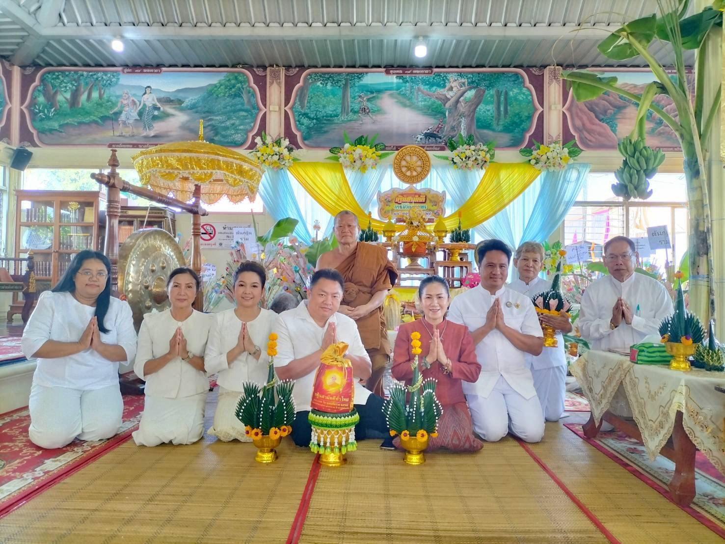 ภาพร่วมพิธีกรรมวัดอุทุมพร