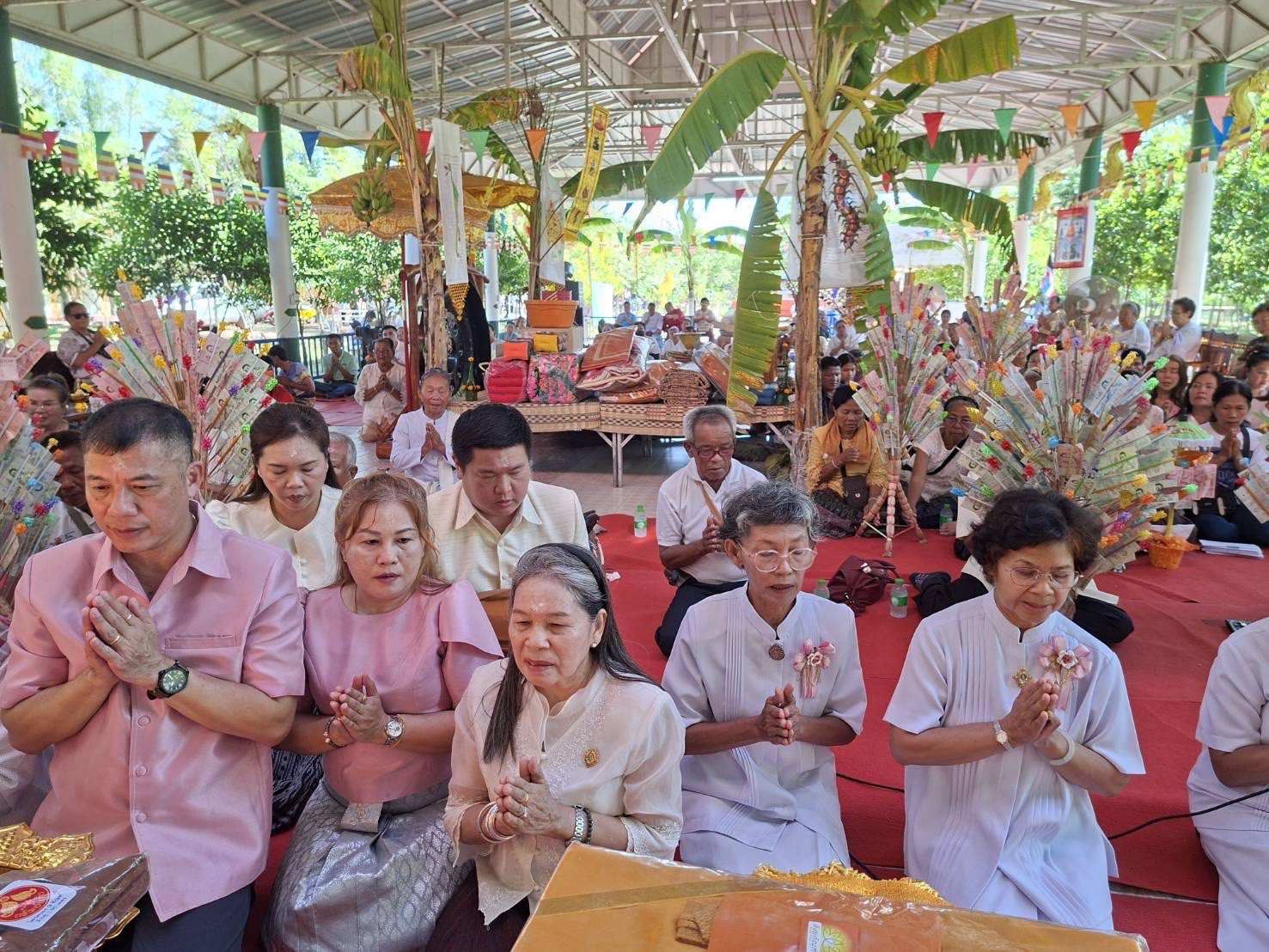 ภาพร่วมพิธีกรรมสำนักสงฆ์สำนักปฏิบัติศรัทธาธรรม