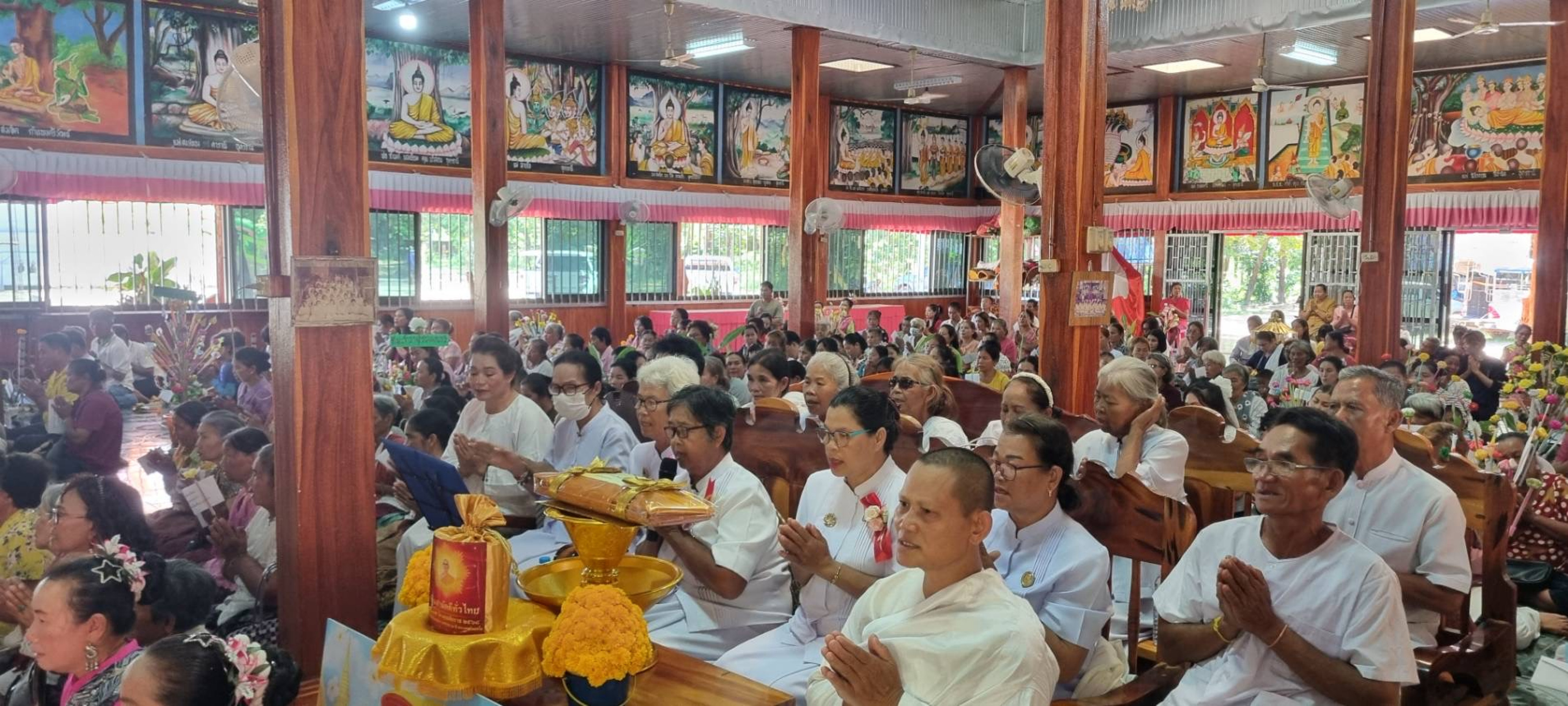 ภาพกล่าวคำถวายกฐินวัดทรงศิริพัฒนาราม