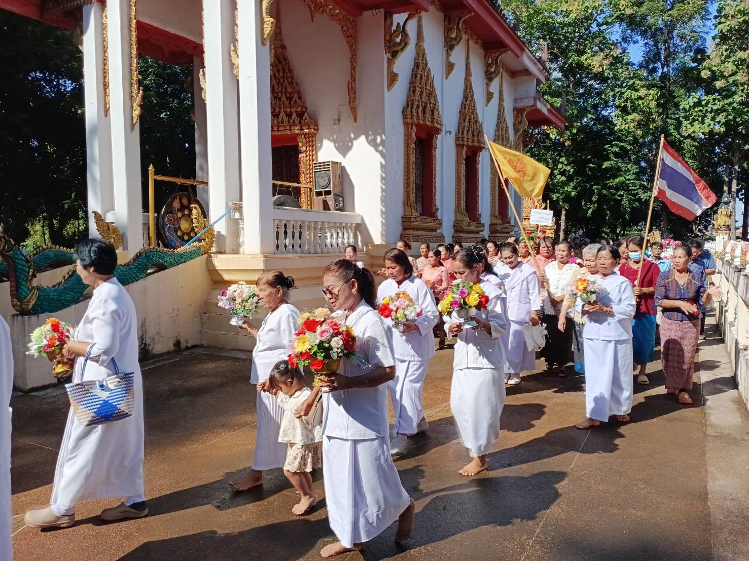 ภาพร่วมพิธีกรรมวัดศรีบุญเรือง