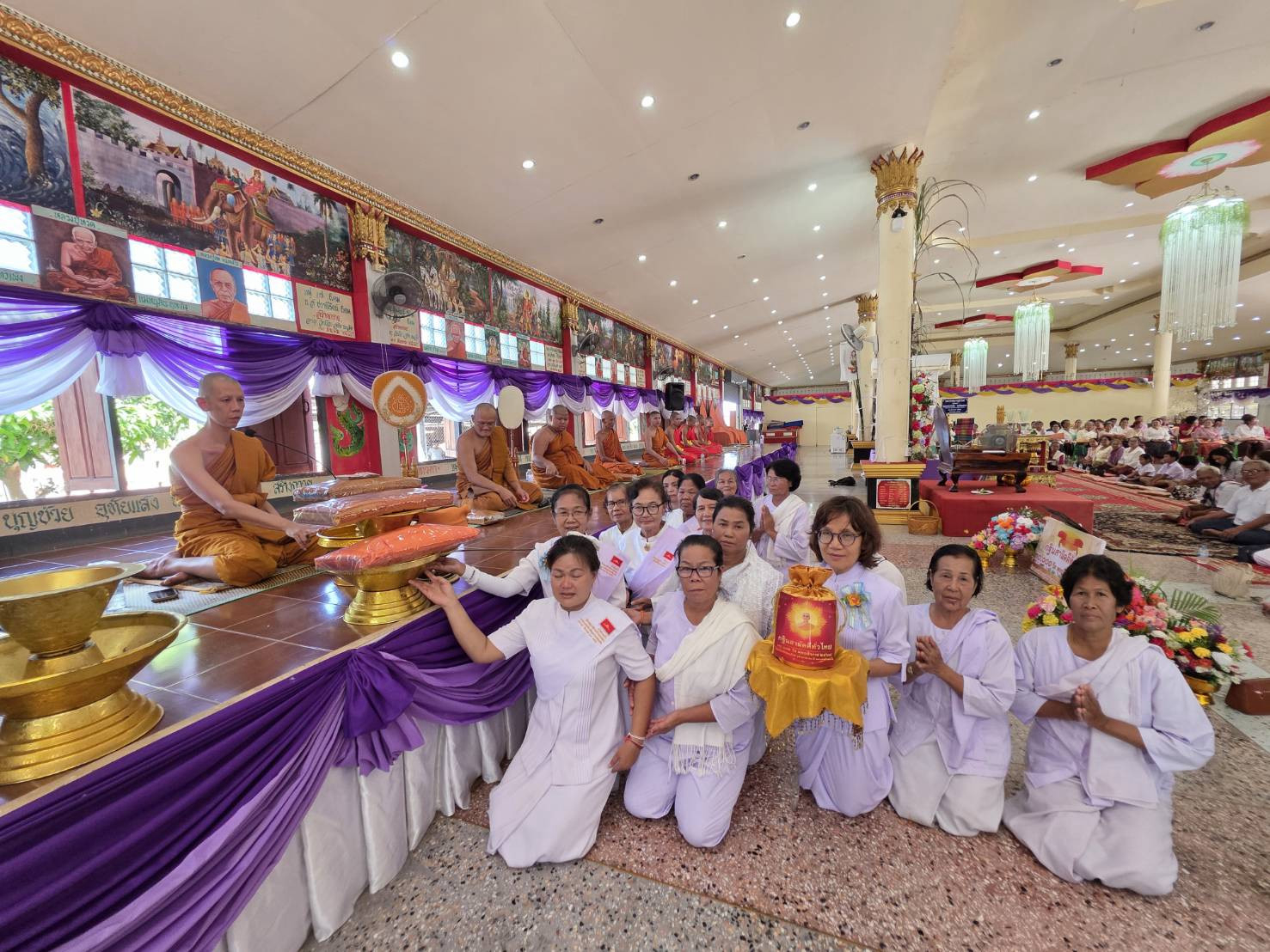 ภาพร่วมพิธีกรรมวัดศิริชัยตลิ่งคงคาราม