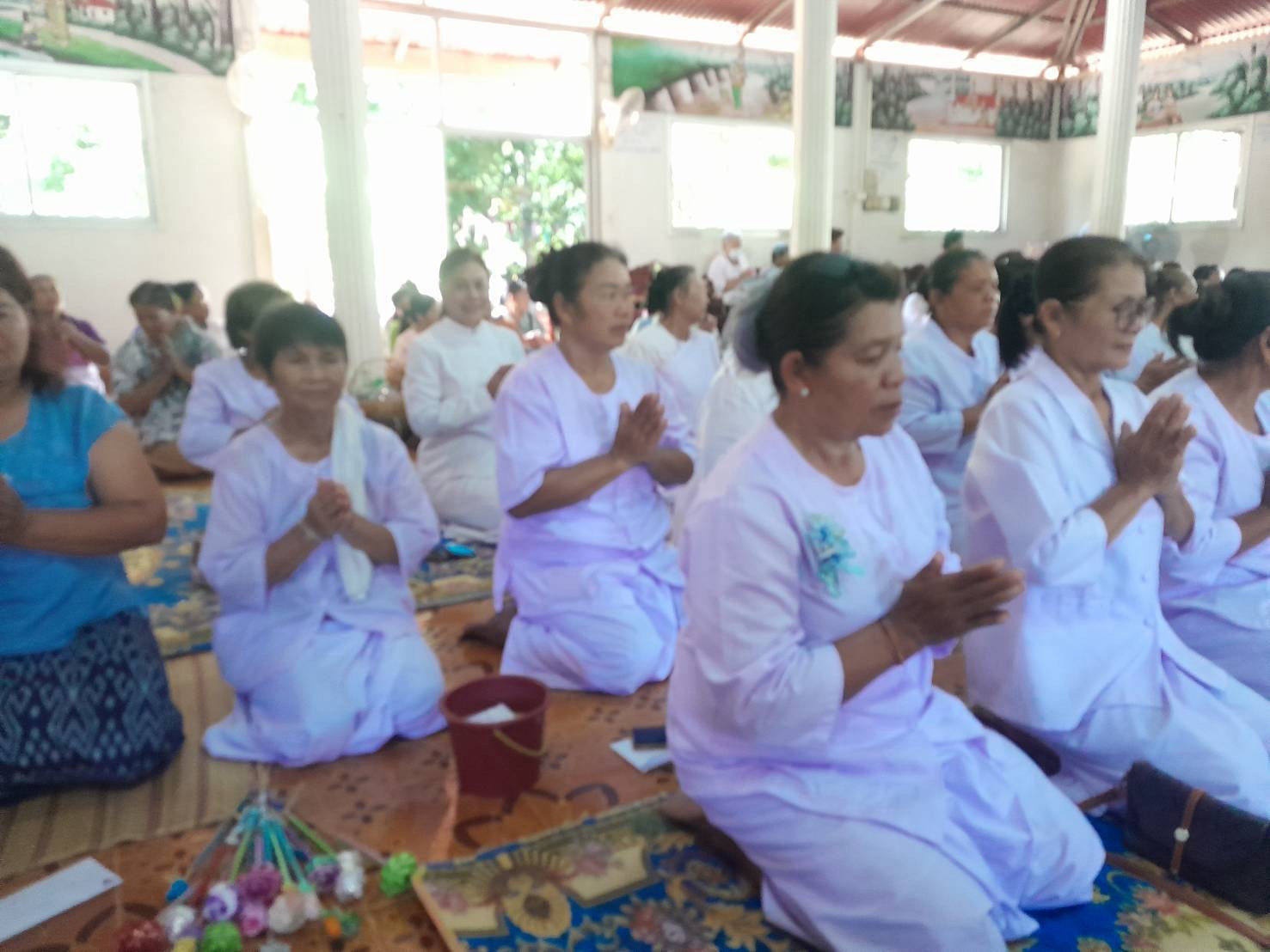 ภาพร่วมพิธีกรรมวัดอุบลบวรวิหาร