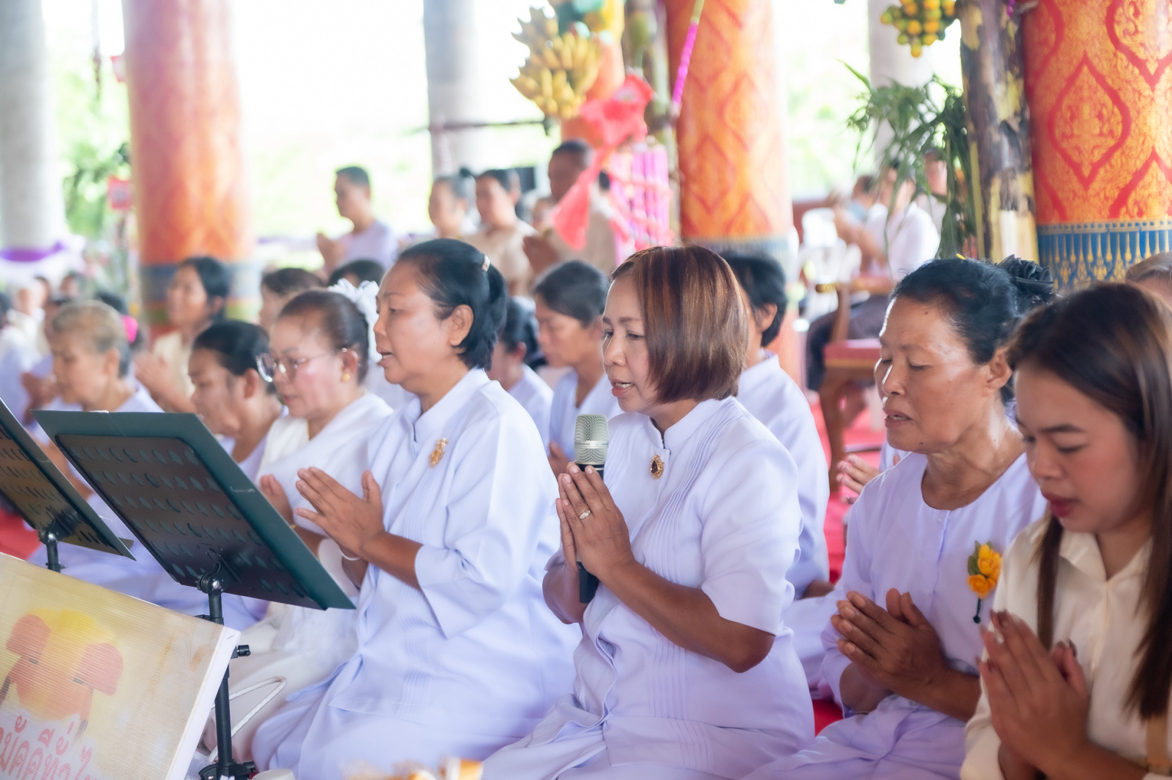 ภาพกล่าวคำถวายกฐินวัดเขาช่องชาด