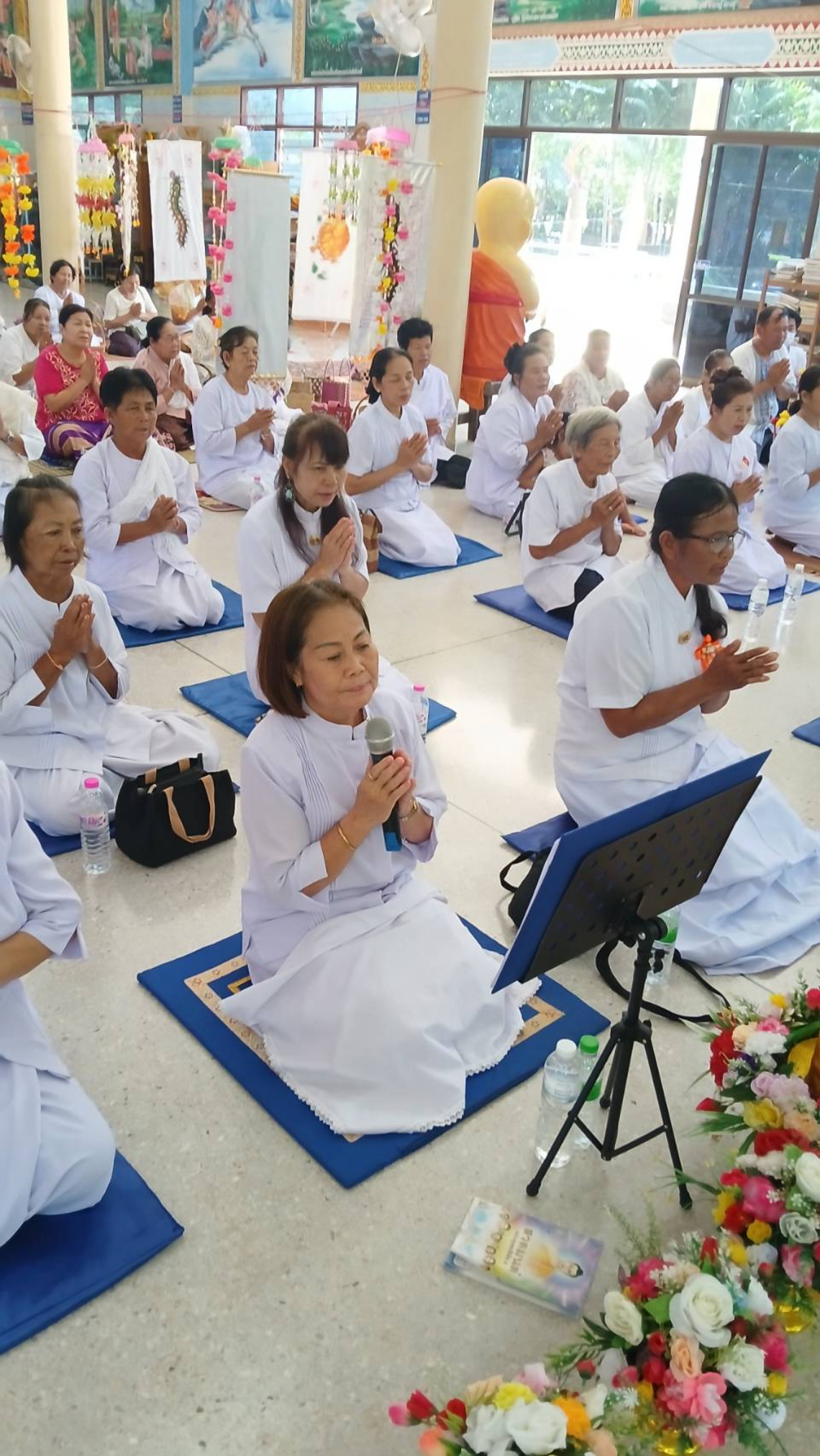 ภาพกล่าวคำถวายกฐินวัดโพธิ์ศรีสะอาด