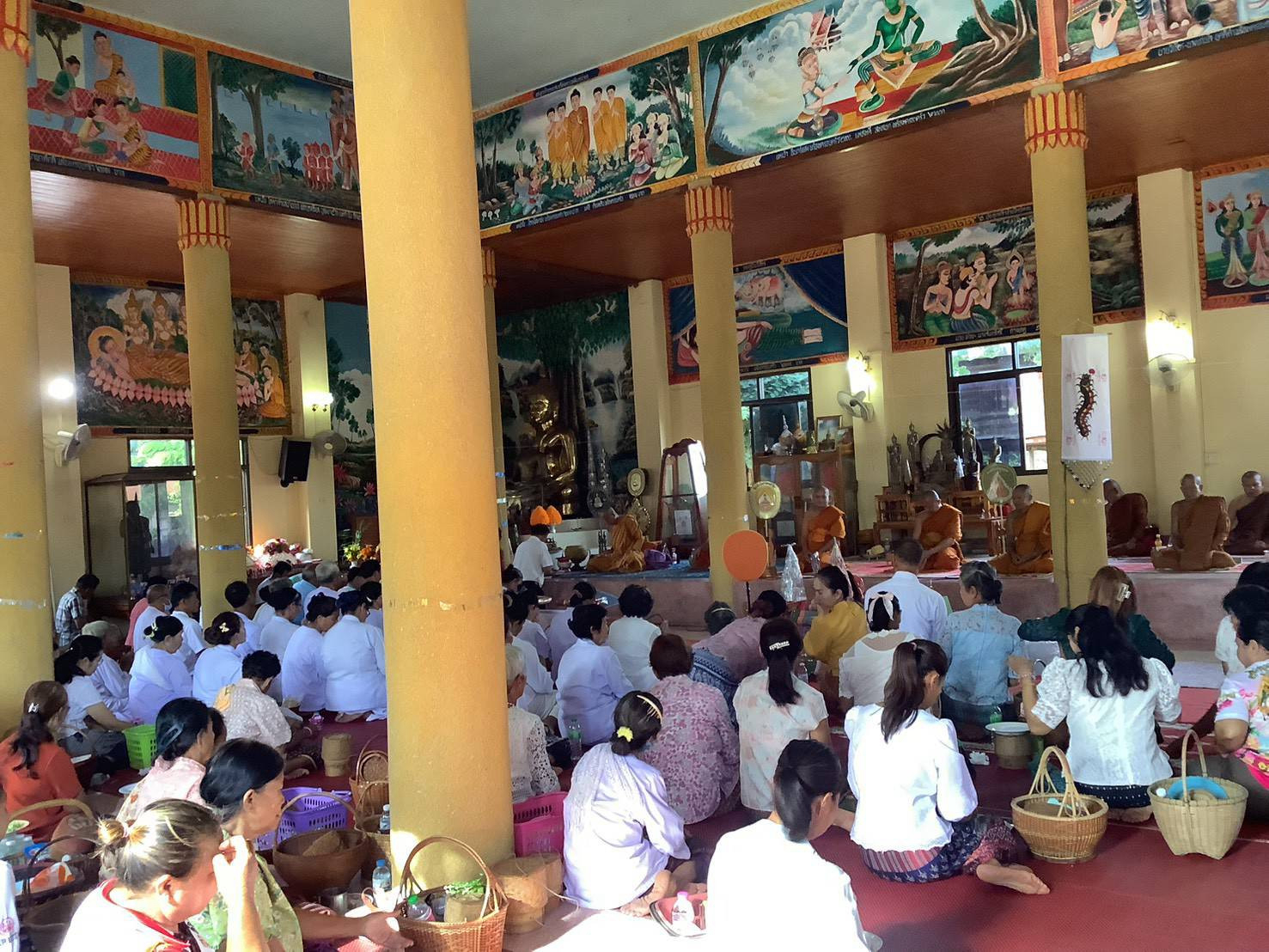 ภาพร่วมพิธีกรรมวัดกุญชรดาราม