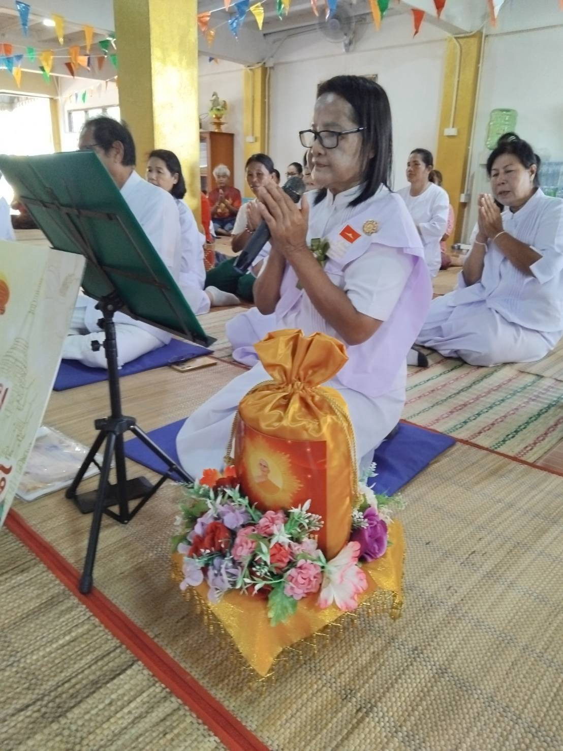 ภาพกล่าวคำถวายกฐินวัดโพธิสมภรณ์