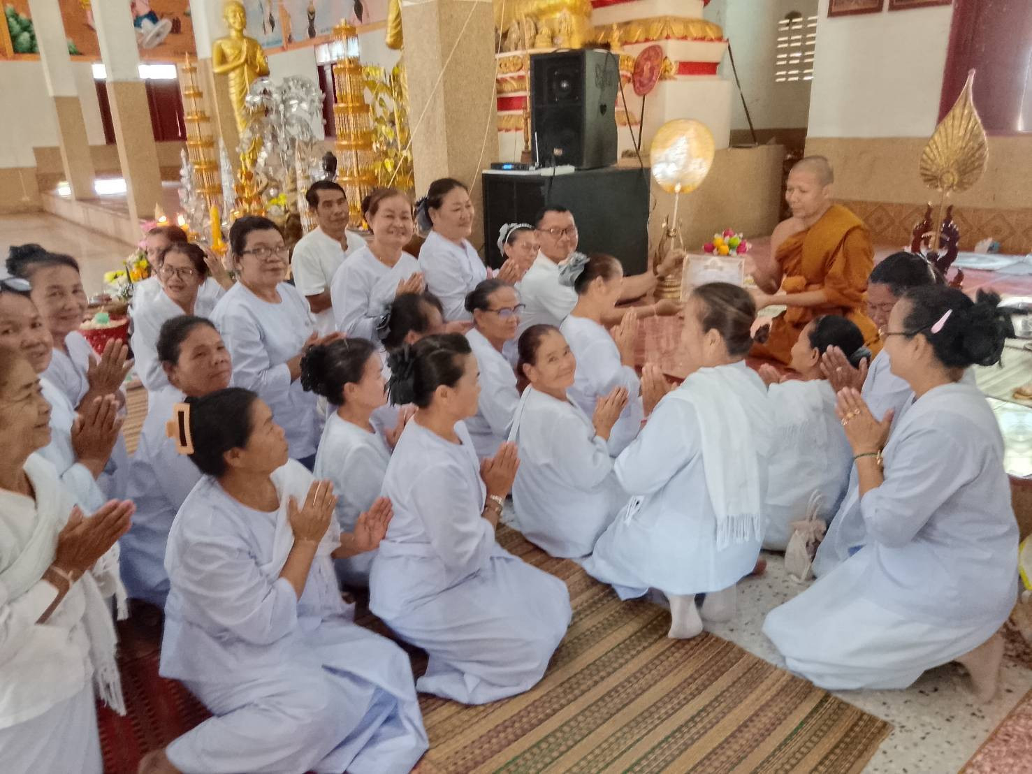 ภาพร่วมพิธีกรรมวัดพระสมาคม