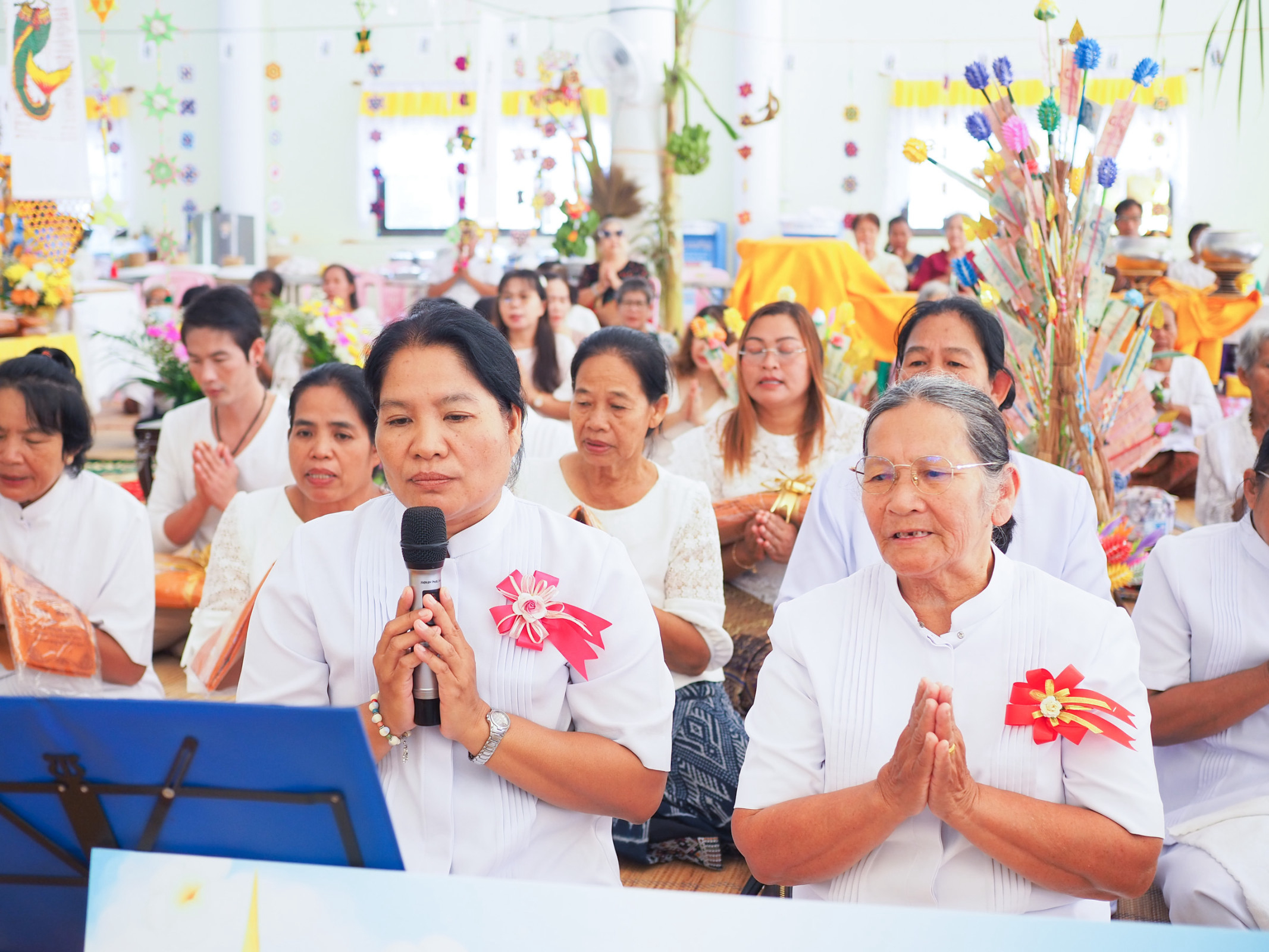 ภาพกล่าวคำถวายกฐินวัดหนองแด่น