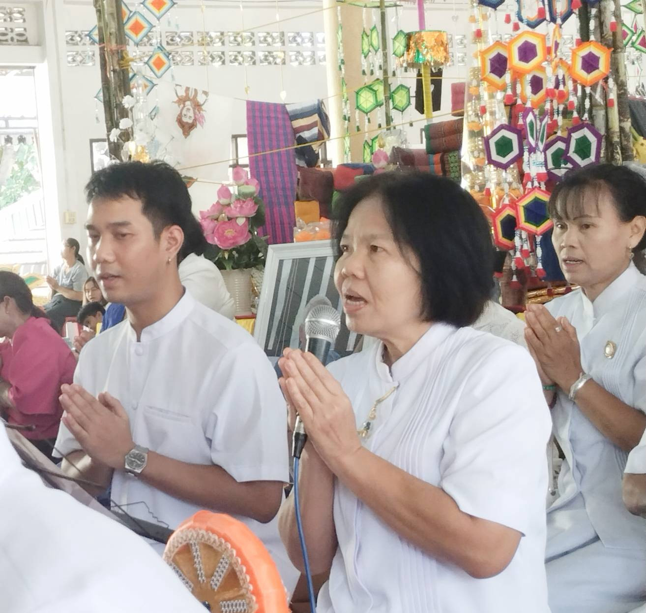 ภาพกล่าวคำถวายกฐินวัดศรีสว่างบรมสุข