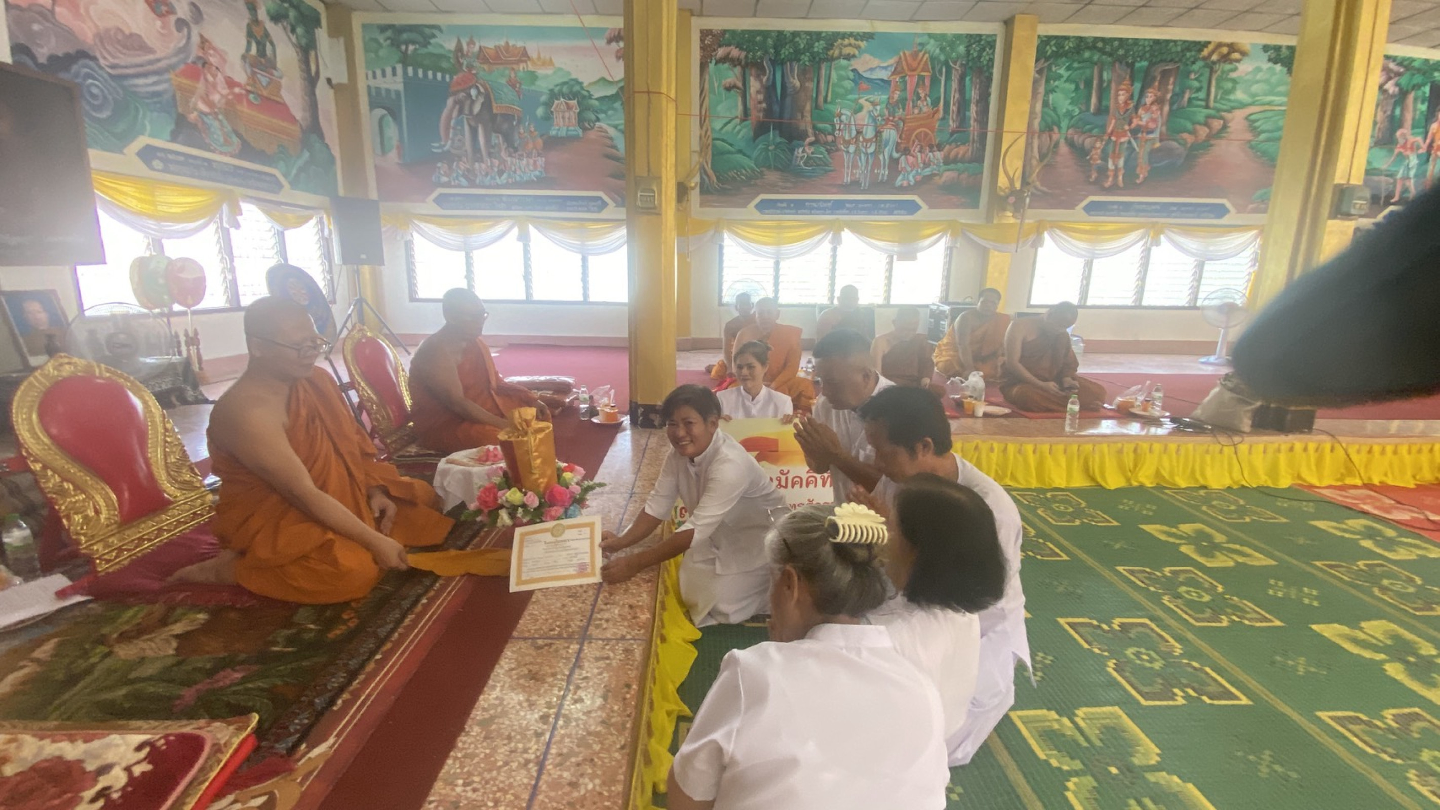 ภาพร่วมพิธีกรรมวัดพาราณสี