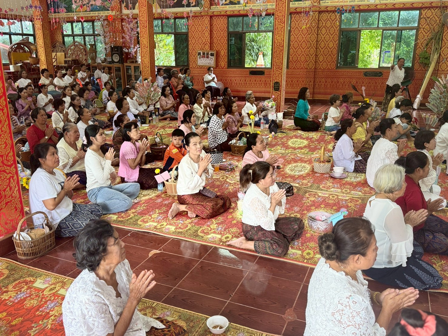 ภาพร่วมพิธีกรรมวัดอรุณธรรมรังษี