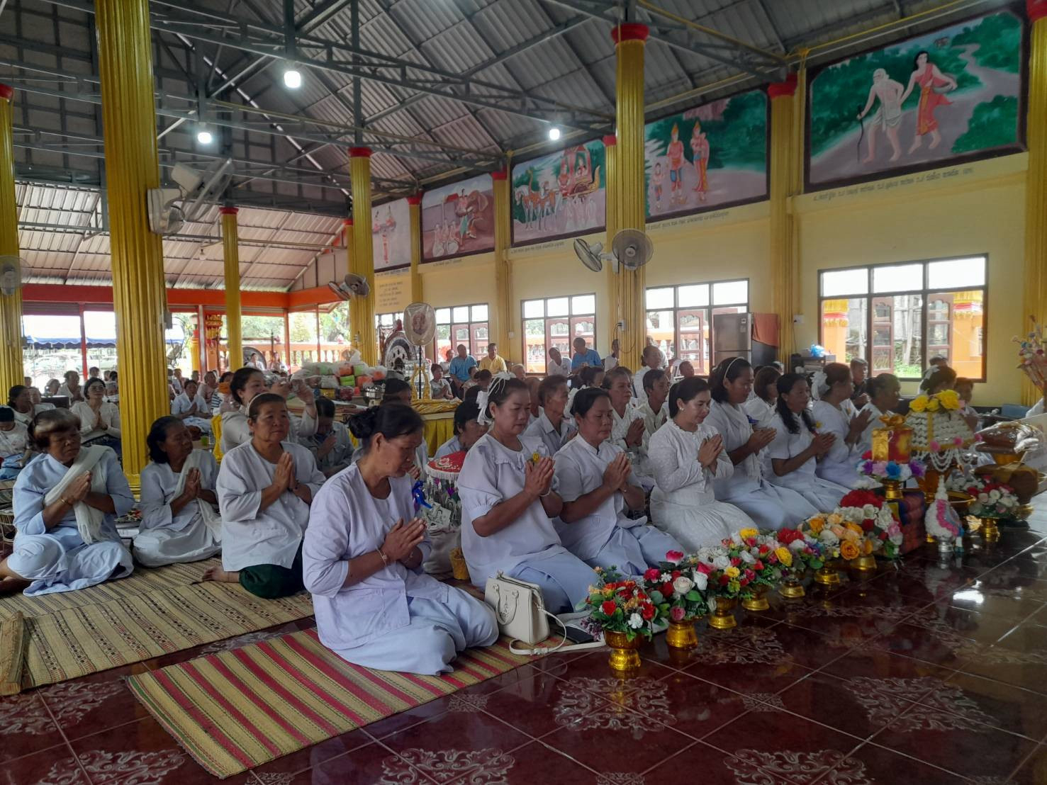 ภาพร่วมพิธีกรรมวัดจันทราราม