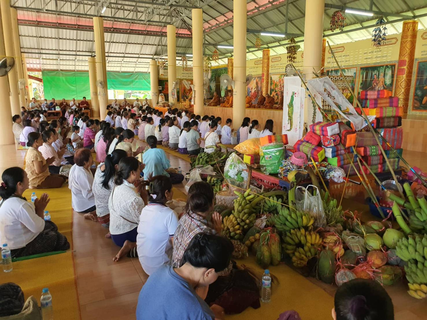 ภาพร่วมพิธีกรรมวัดโนนสำราญ
