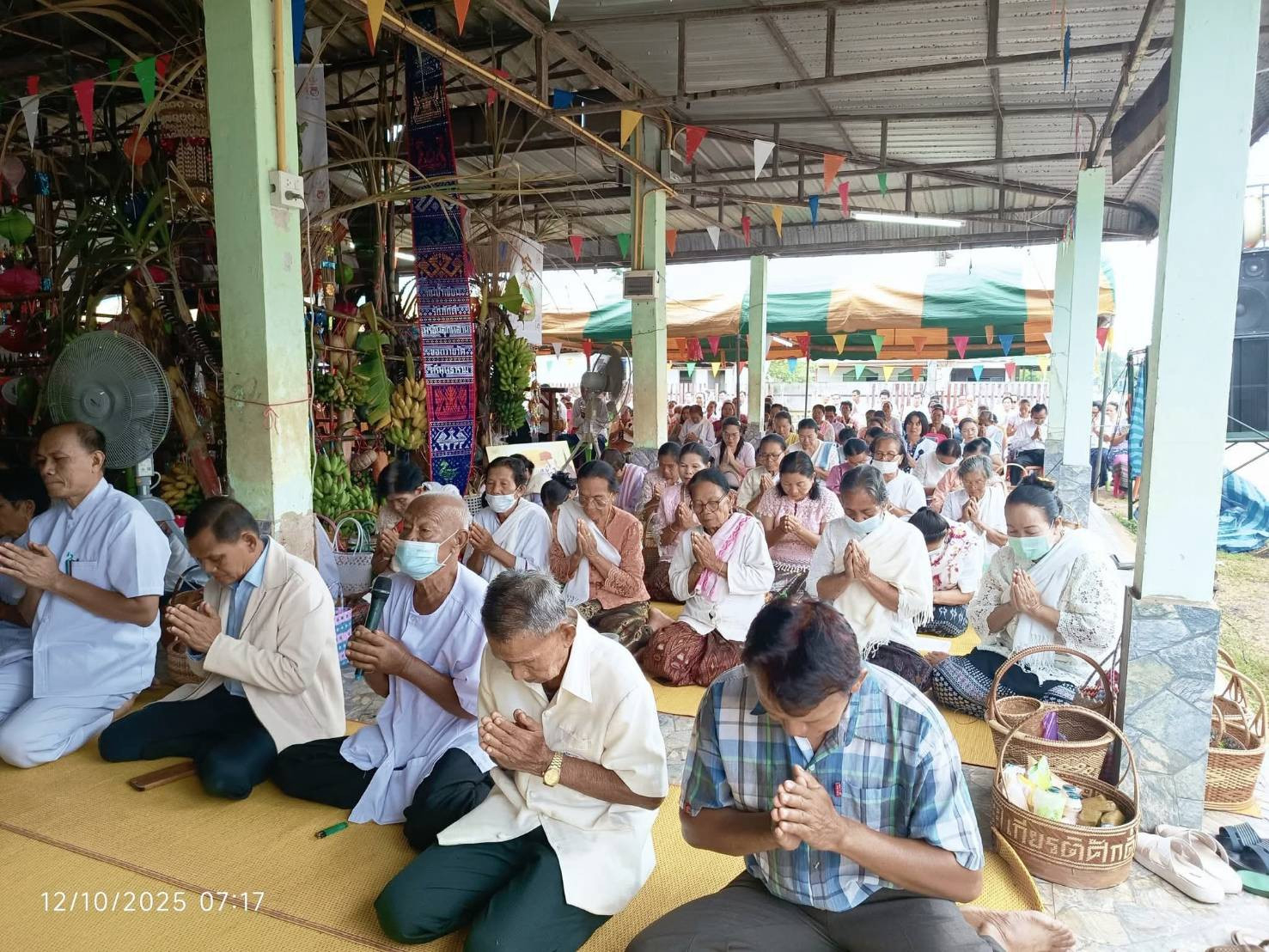 ภาพร่วมพิธีกรรมวัดโนนสำราญ