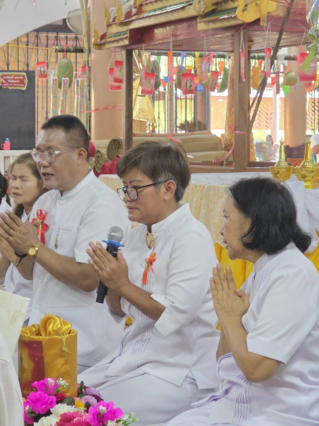 ภาพกล่าวคำถวายกฐินวัดโพธิ์ชัย ( บ้านดอนแตง )