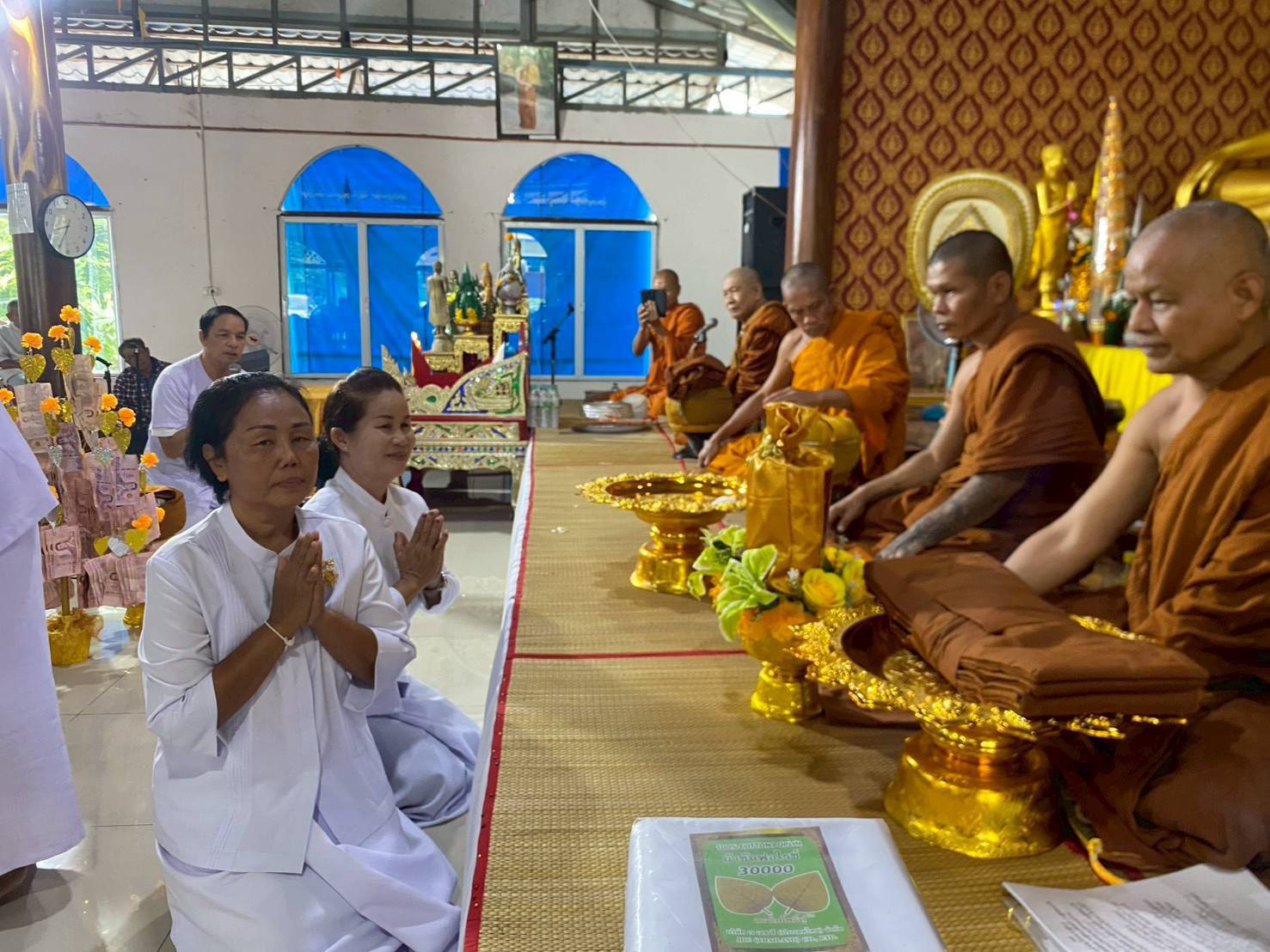 ภาพร่วมพิธีกรรมวัดดงเย็นพัฒนาธรรม (ภูน้อย)