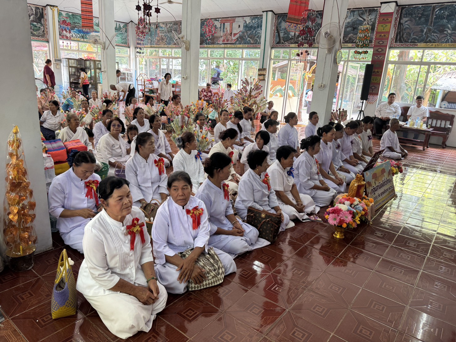 ภาพร่วมพิธีกรรมวัดป่าโคกสุวรรณ