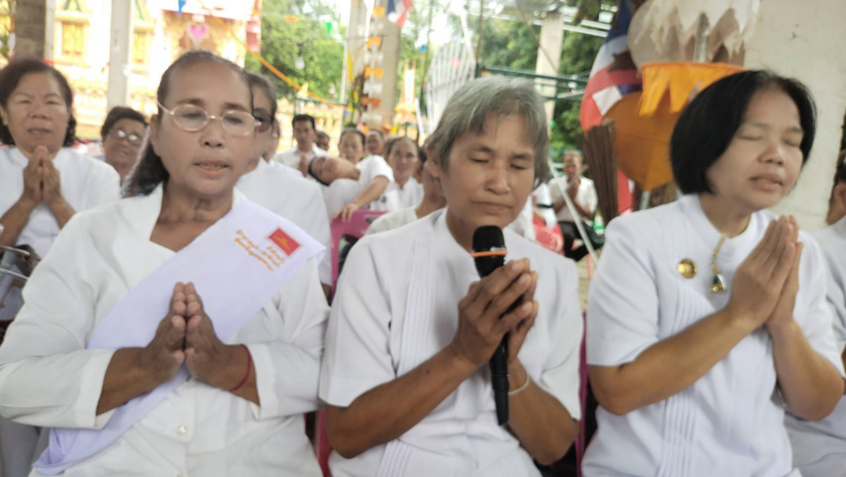 ภาพกล่าวคำถวายกฐินวัดอัมพรสะอาดชัยศรี