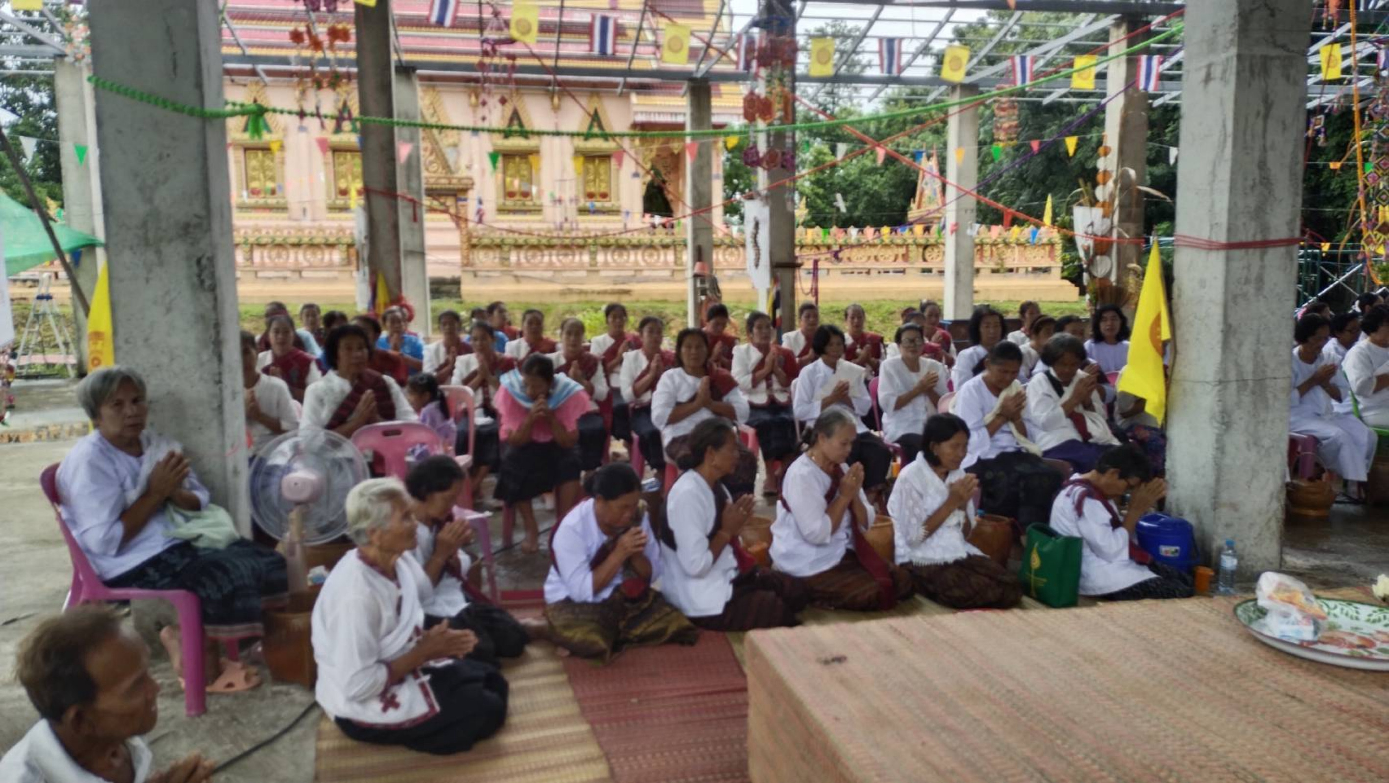 ภาพร่วมพิธีกรรมวัดอัมพรสะอาดชัยศรี