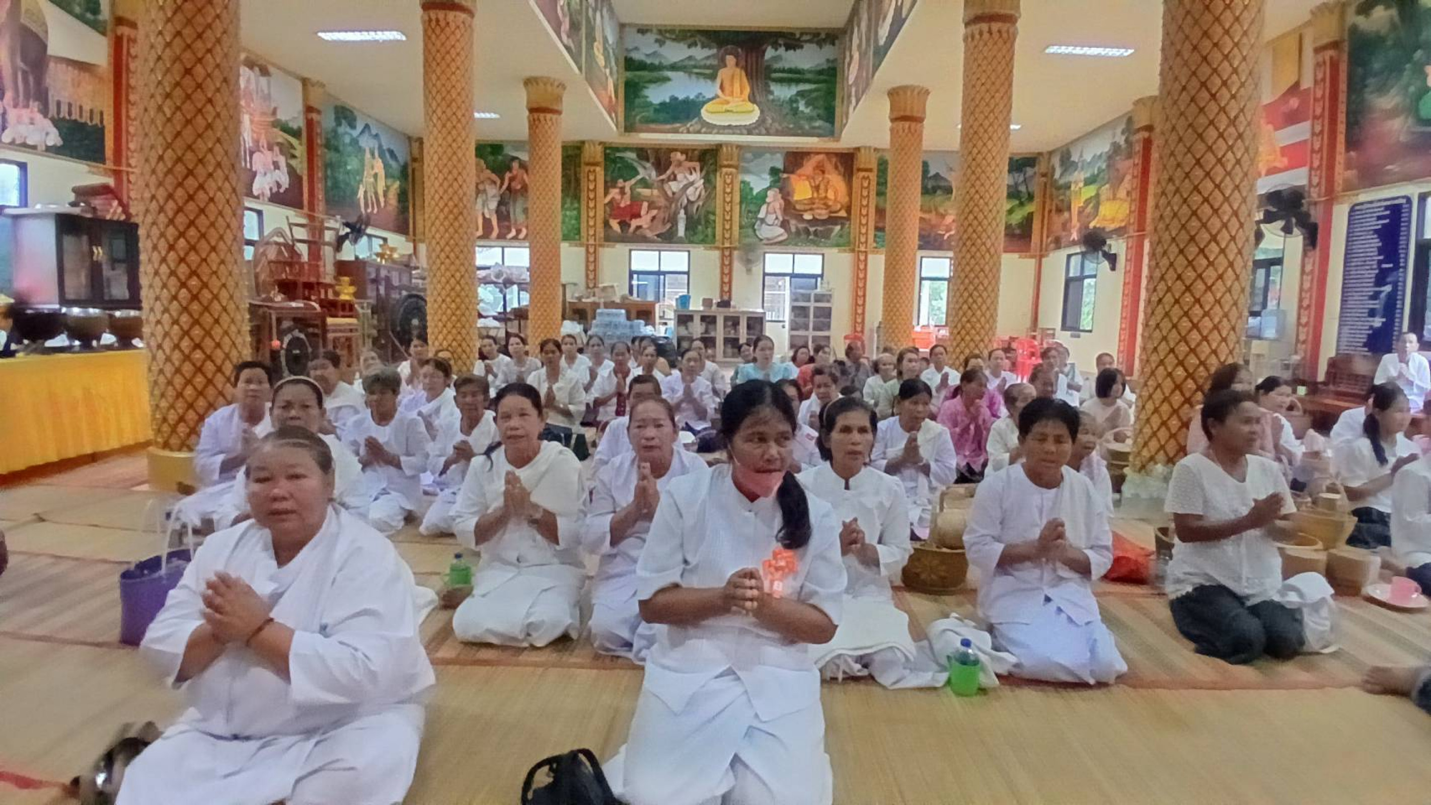 ภาพร่วมพิธีกรรมวัดศิริวนาราม