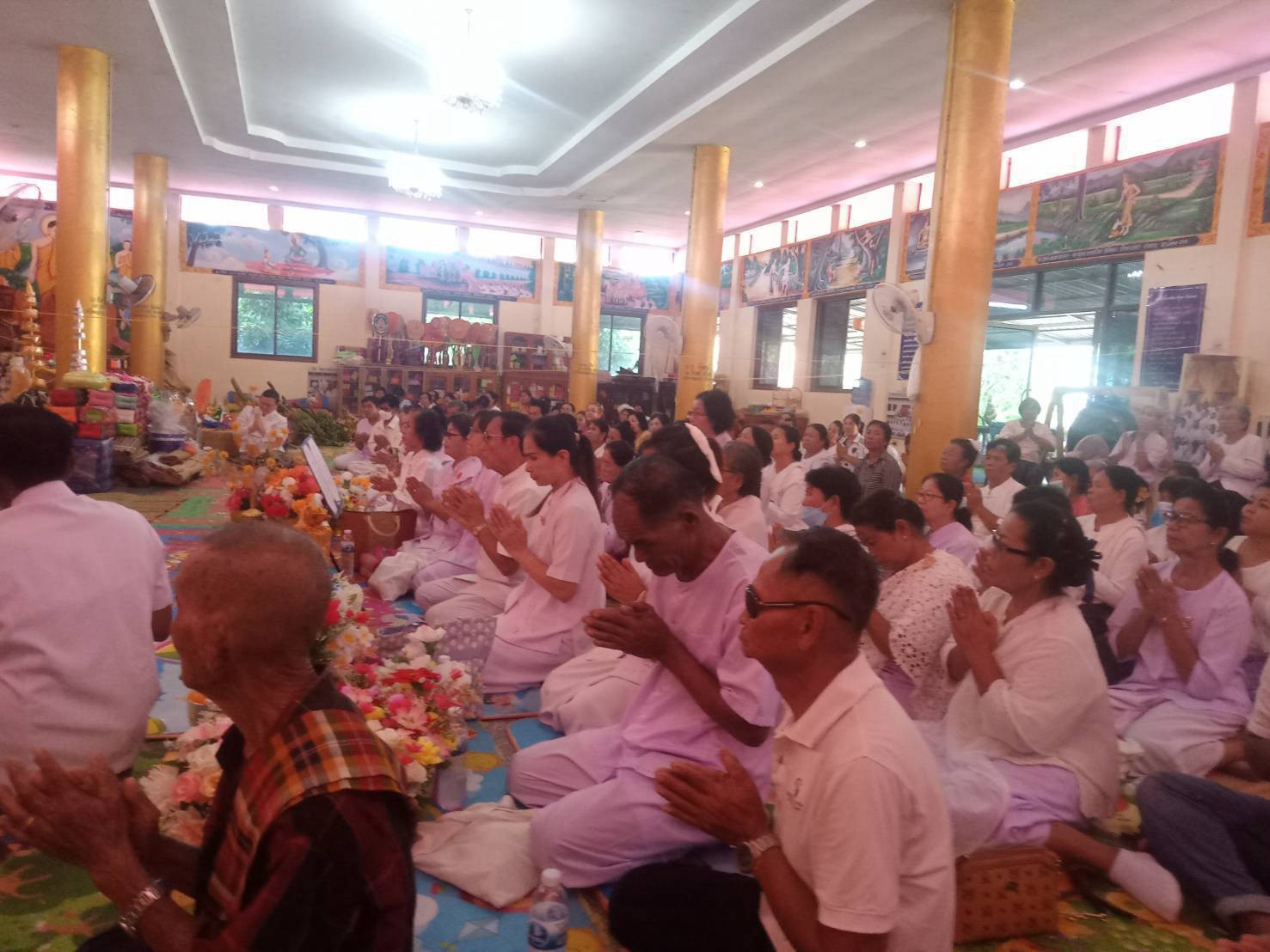 ภาพร่วมพิธีกรรมวัดบูรพา