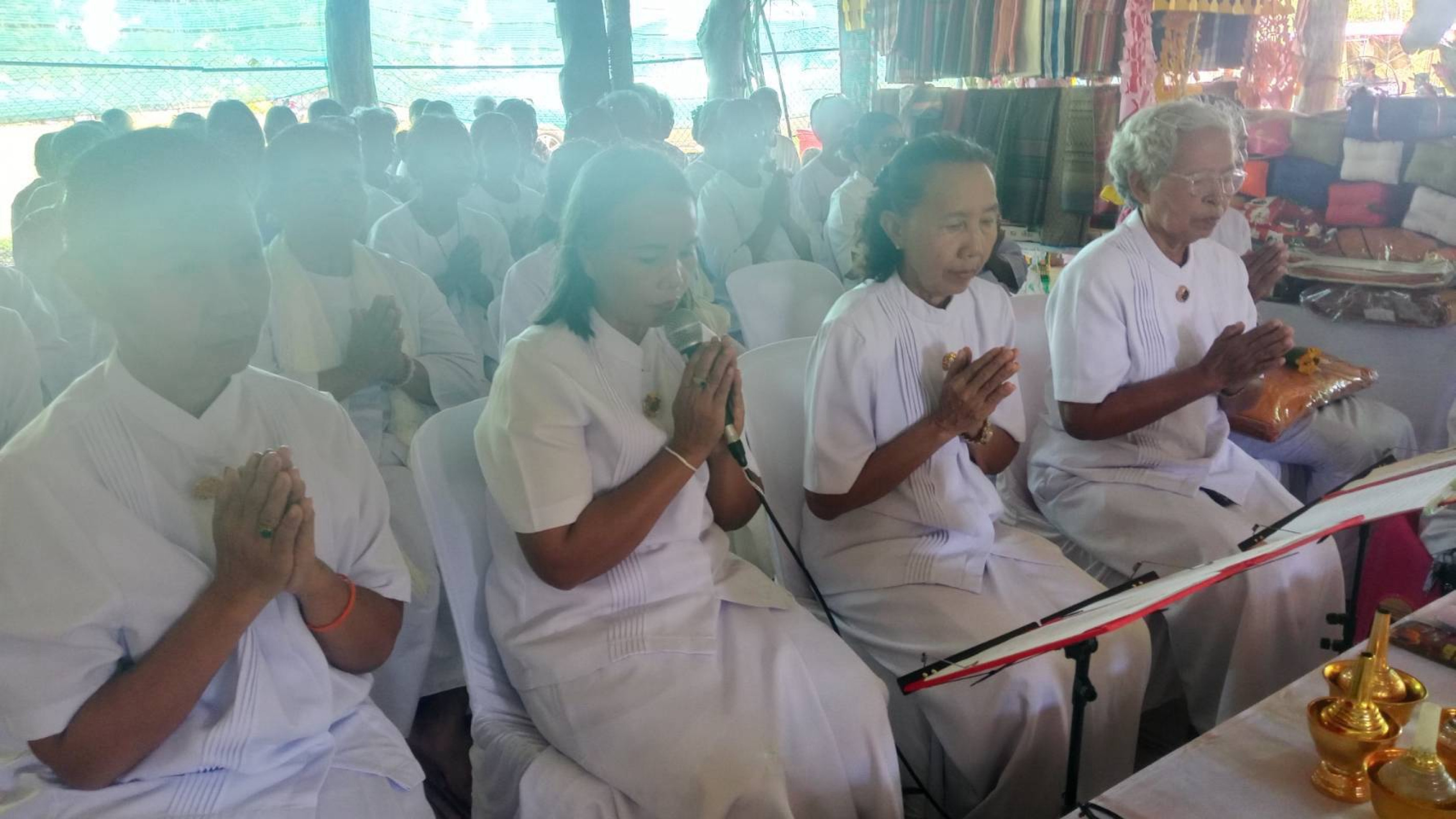 ภาพกล่าวคำถวายกฐินวัดพนมดินสุวรรณาราม