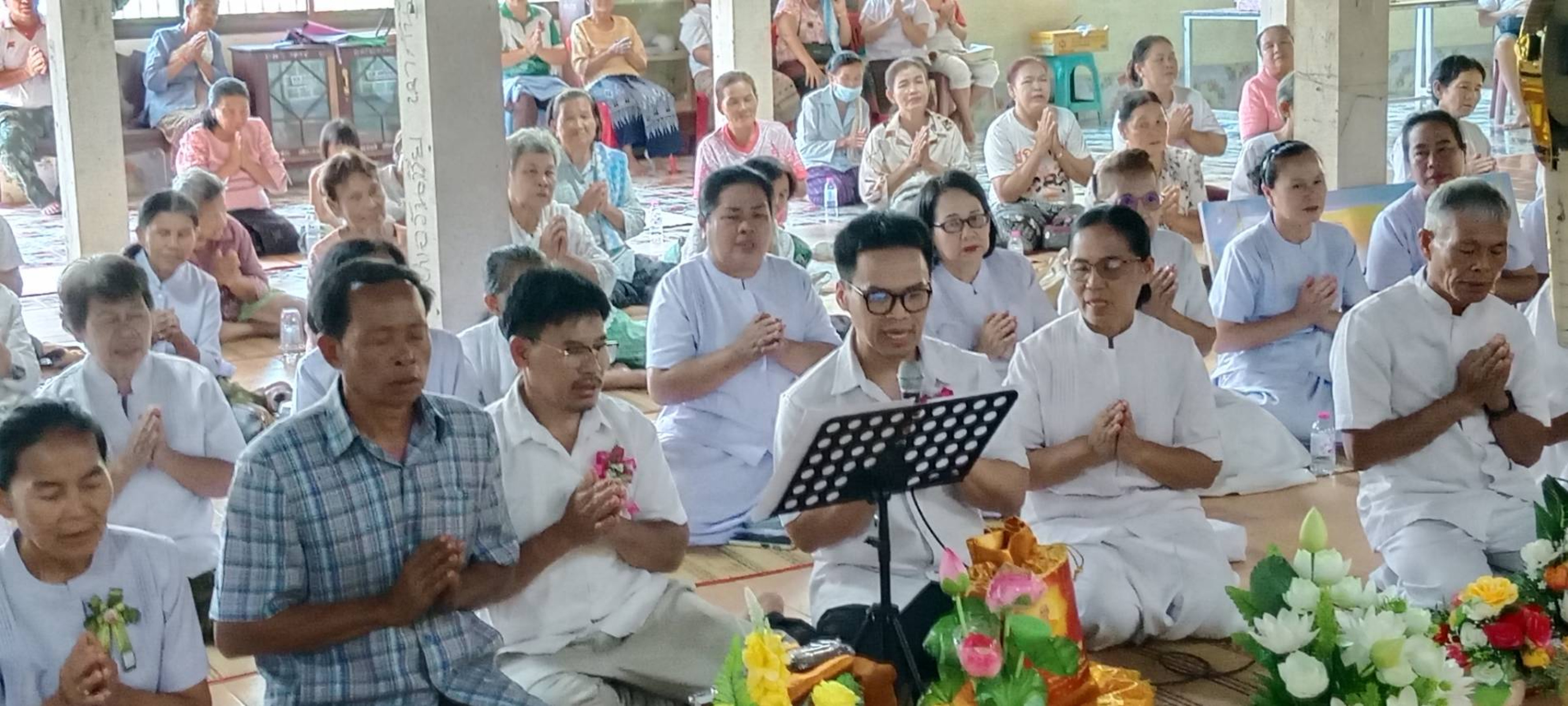 ภาพกล่าวคำถวายกฐินวัดศรีดาราม