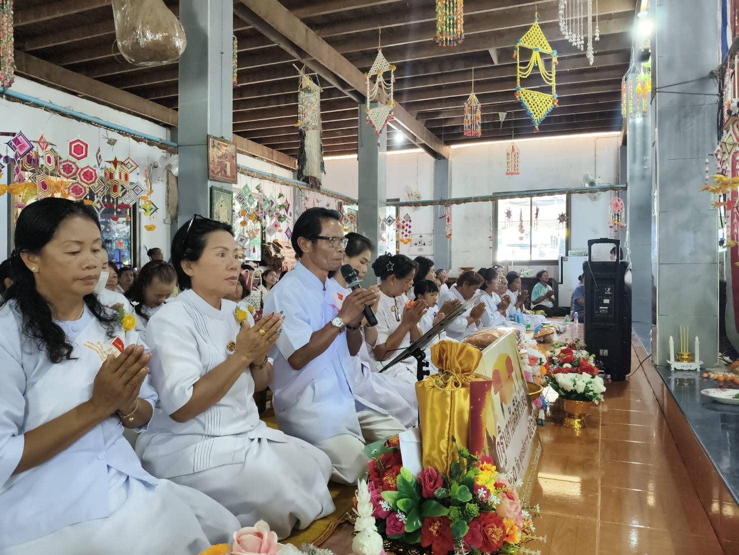 ภาพกล่าวคำถวายกฐินวัดชัยมงคล