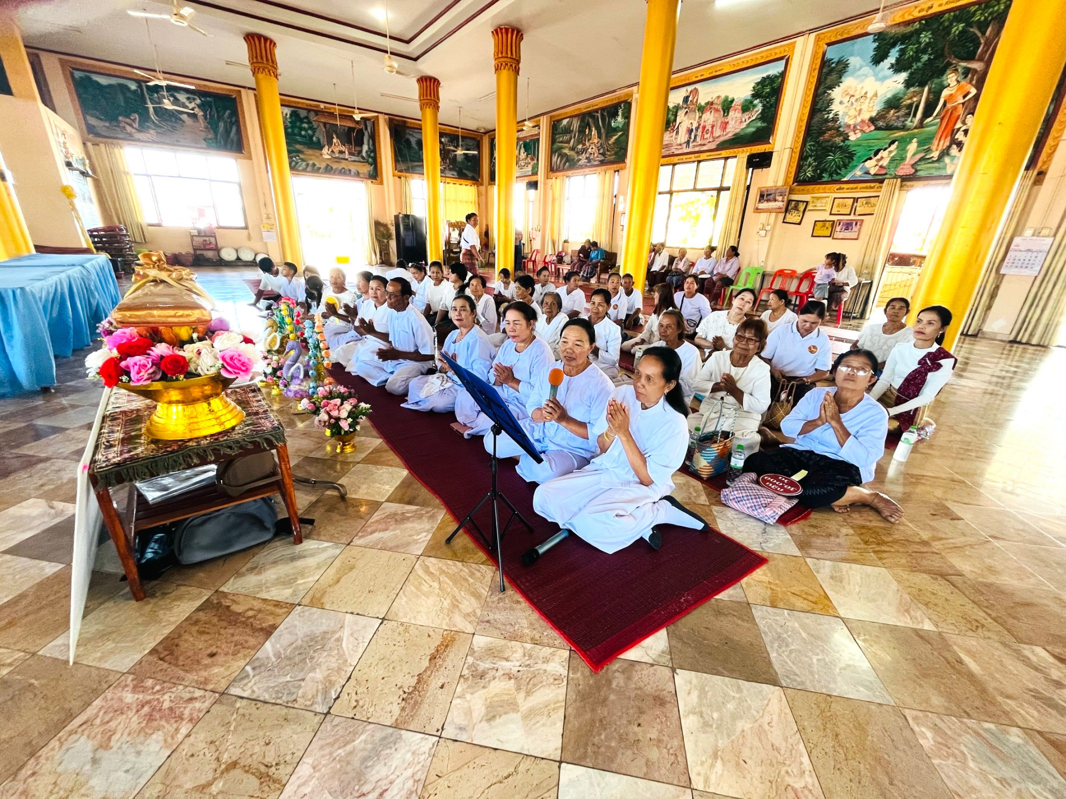 ภาพกล่าวคำถวายกฐินวัดเวฬุวัน