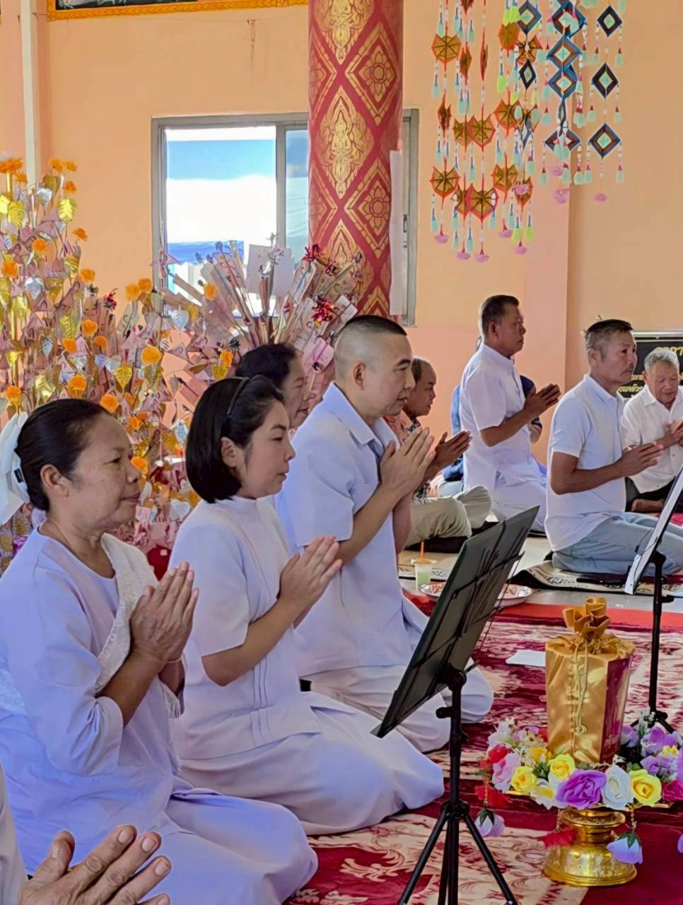 ภาพร่วมพิธีกรรมวัดศรีบุญเรือง