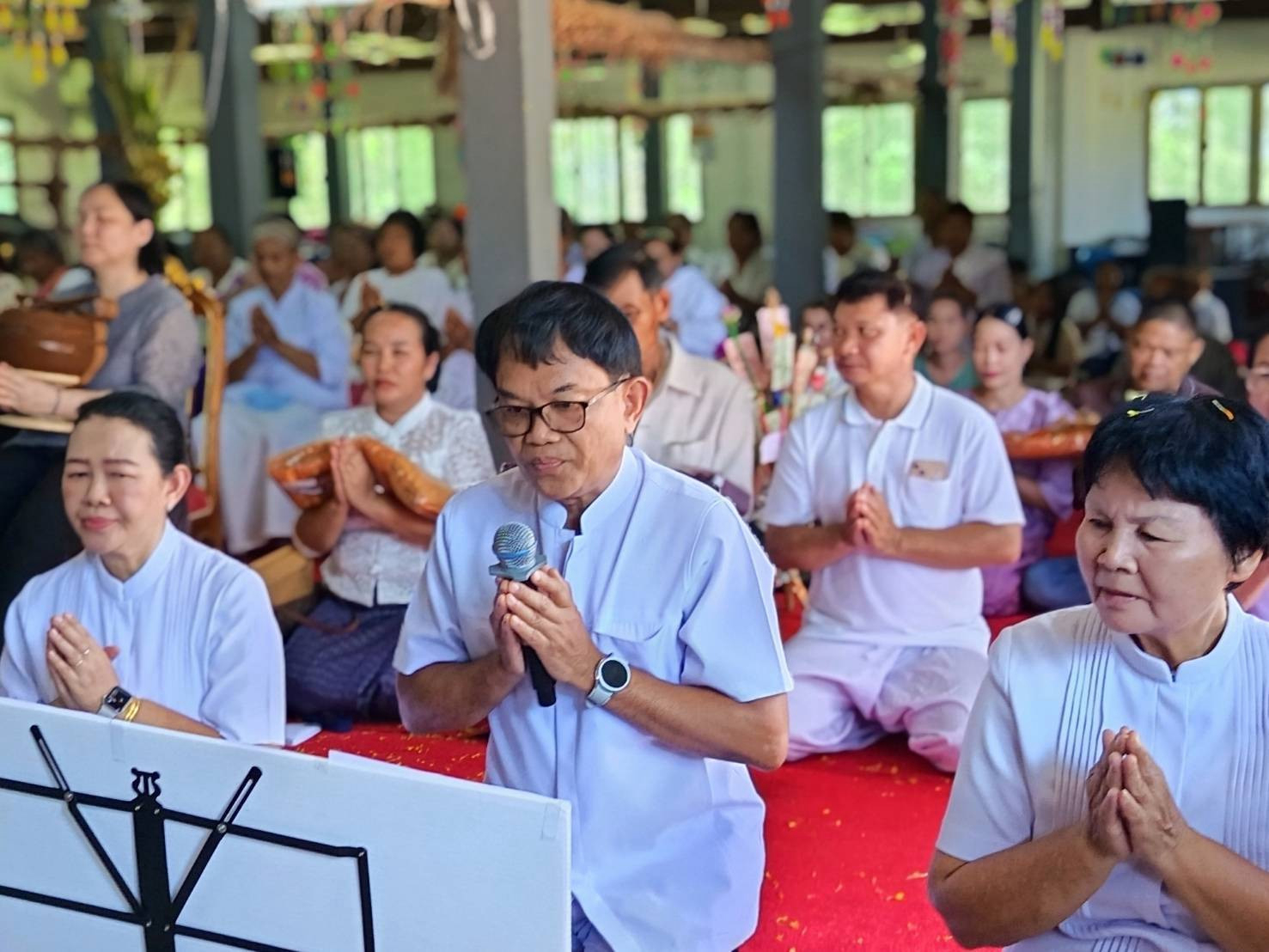 ภาพกล่าวคำถวายกฐินวัดดงสะคูห์