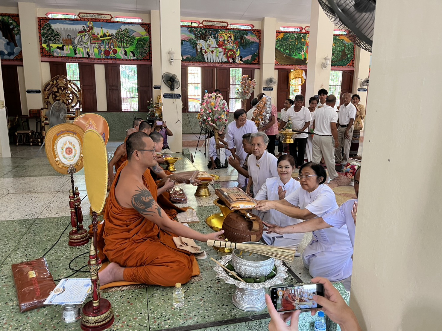 ภาพร่วมพิธีกรรมวัดศิริสุขาภิบาล