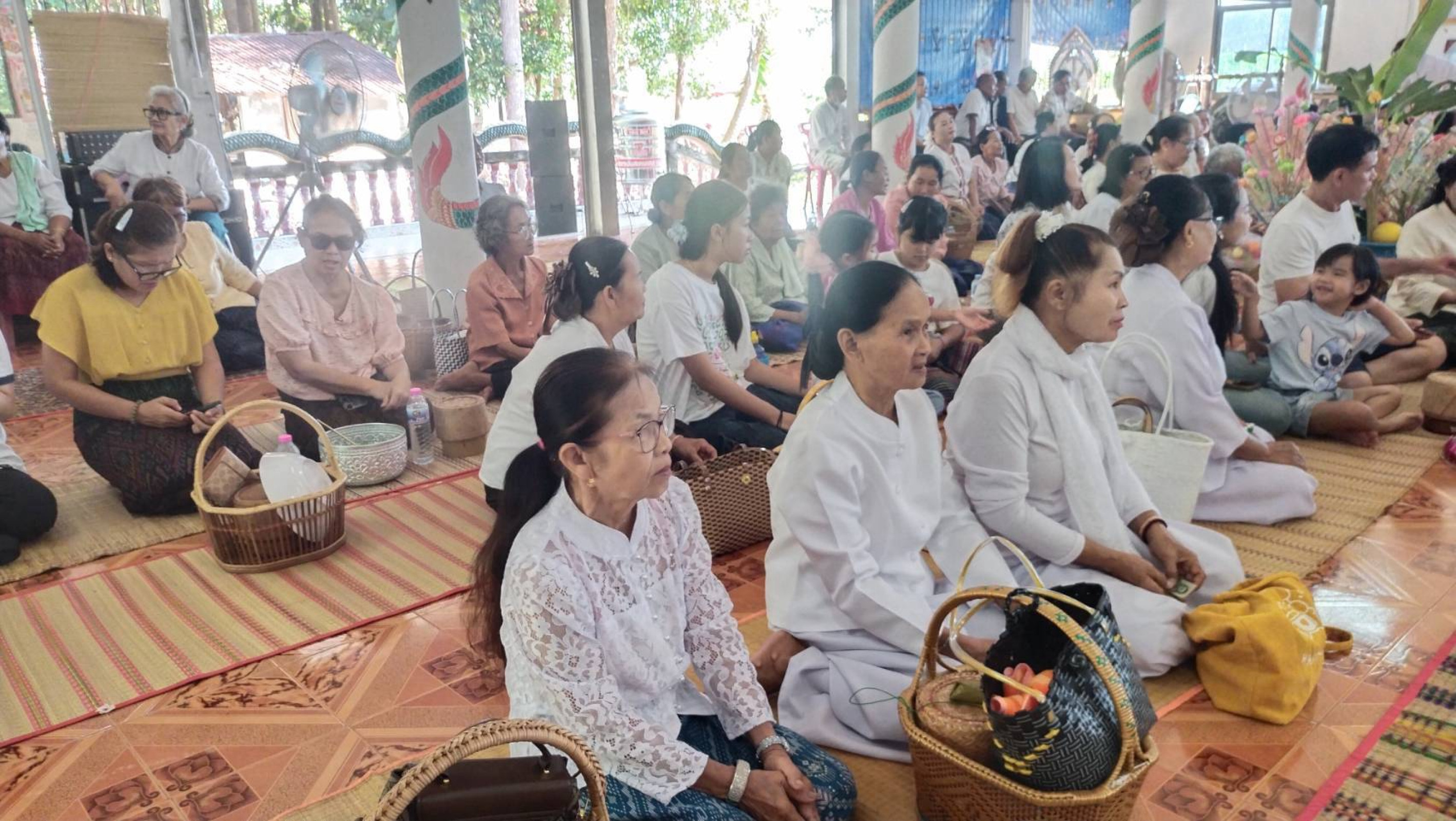 ภาพร่วมพิธีกรรมวัดเวฬุวันบรรพต