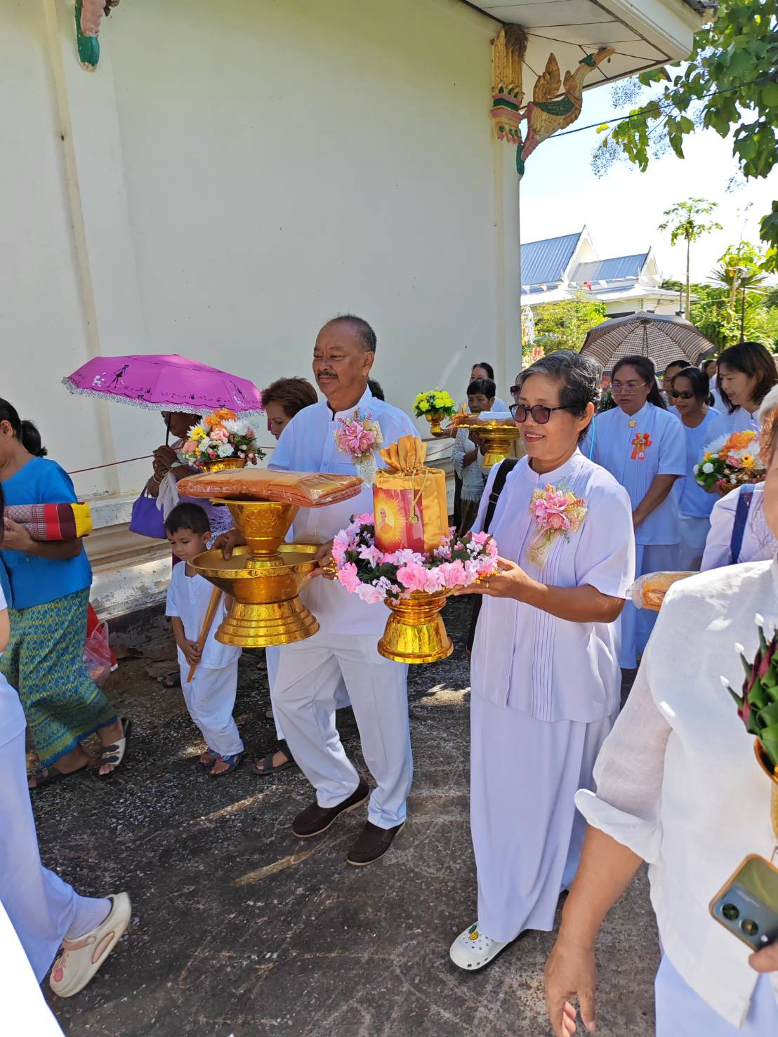 ภาพร่วมพิธีกรรมวัดทัศนียเขต