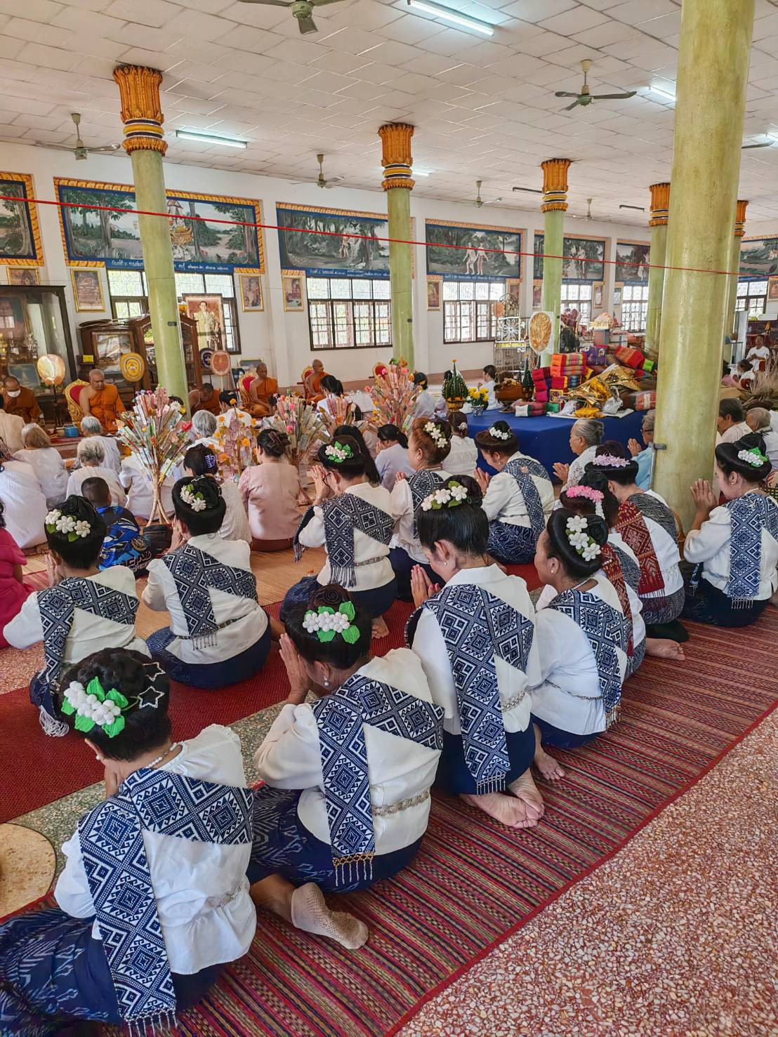 ภาพร่วมพิธีกรรมวัดทัศนียเขต