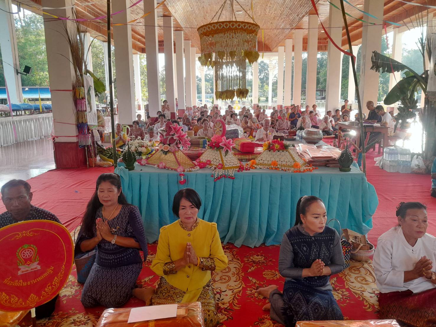 ภาพร่วมพิธีกรรมวัดป่าสามัคคีสันติธรรม