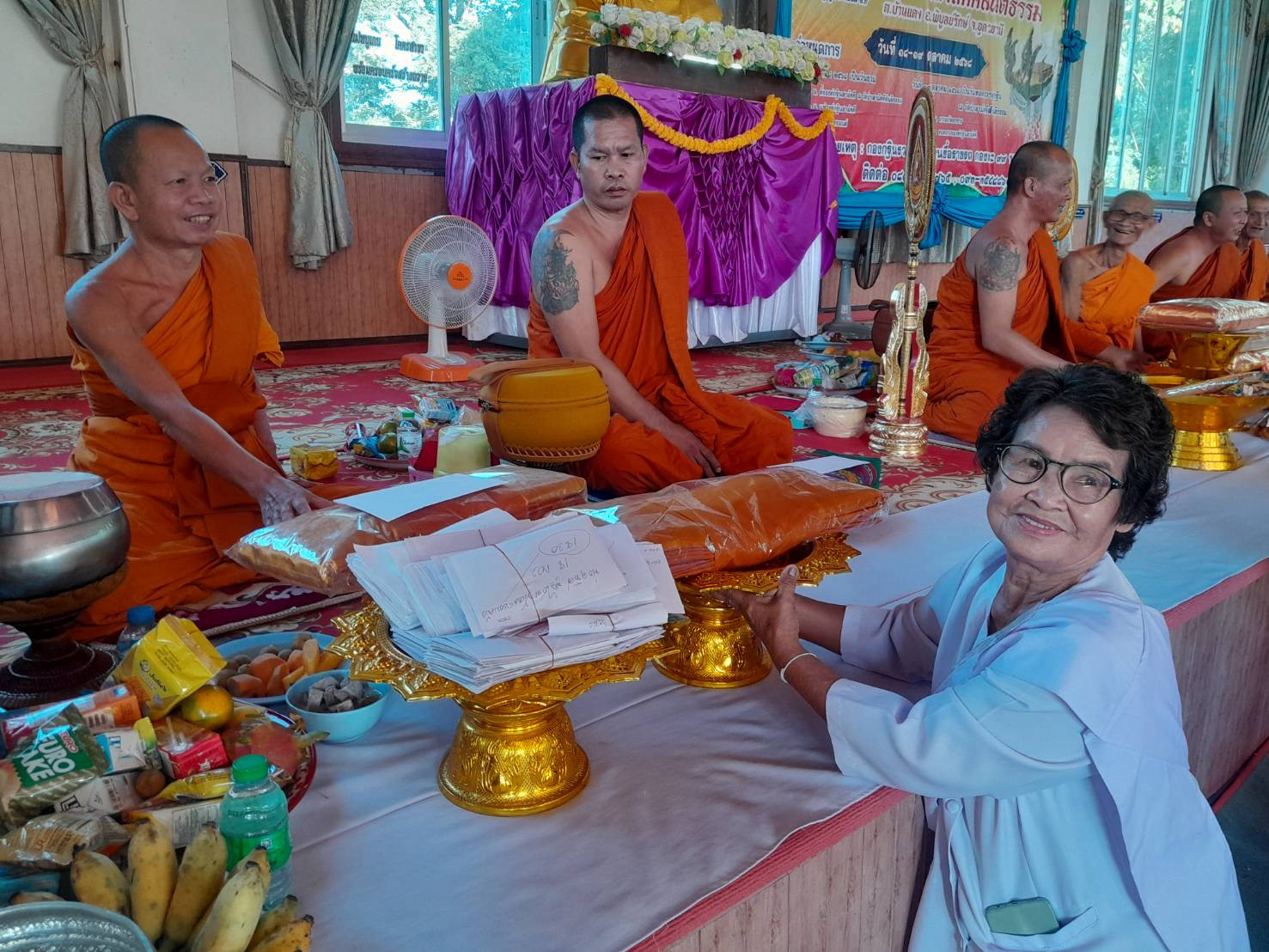 ภาพร่วมพิธีกรรมวัดป่าสามัคคีสันติธรรม