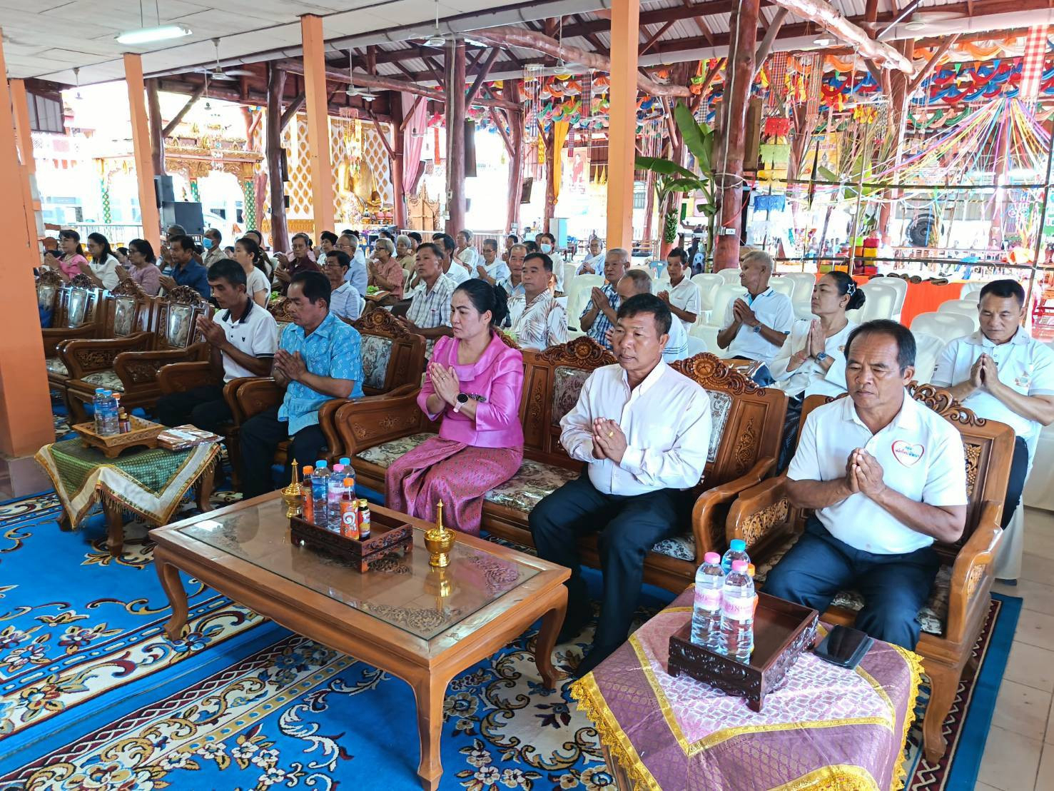 ภาพร่วมพิธีกรรมวัดสระบัว