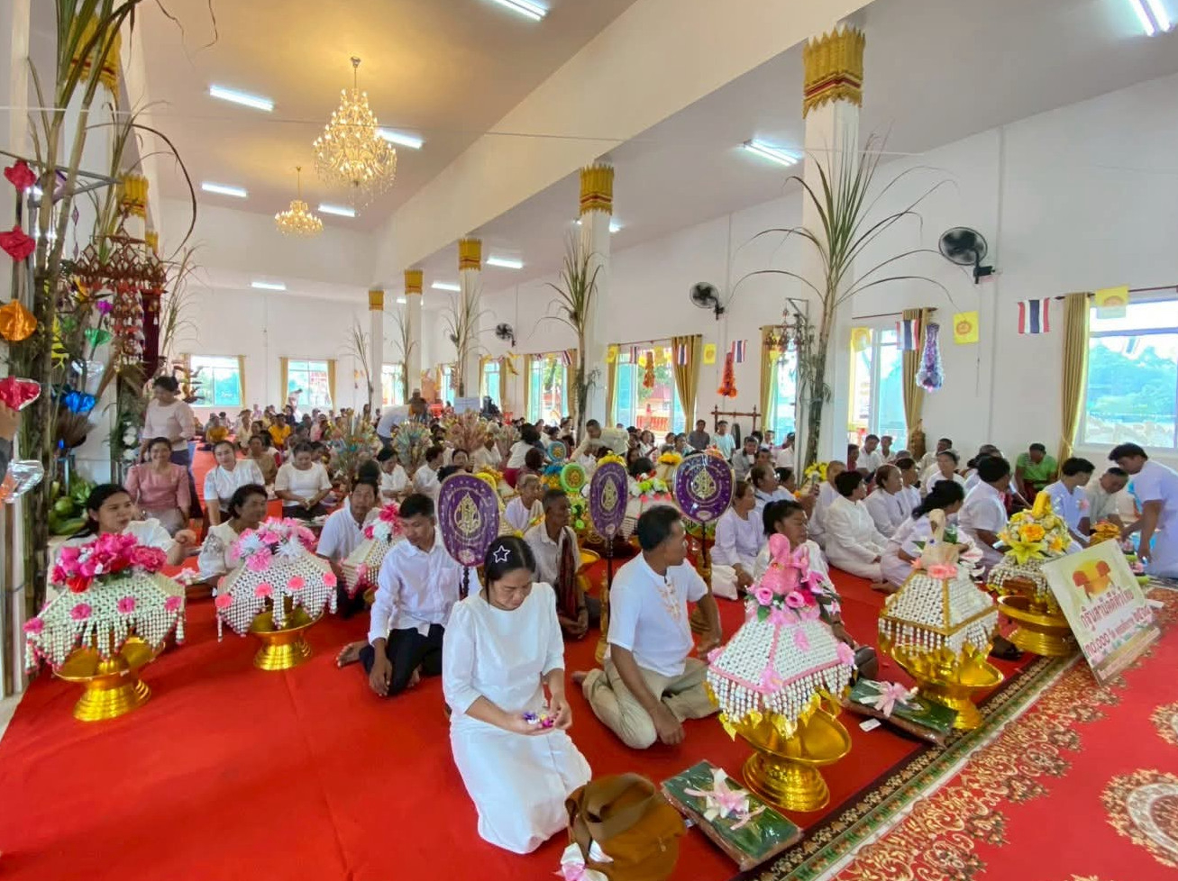 ภาพร่วมพิธีกรรมวัดสะอาดเรืองศรี