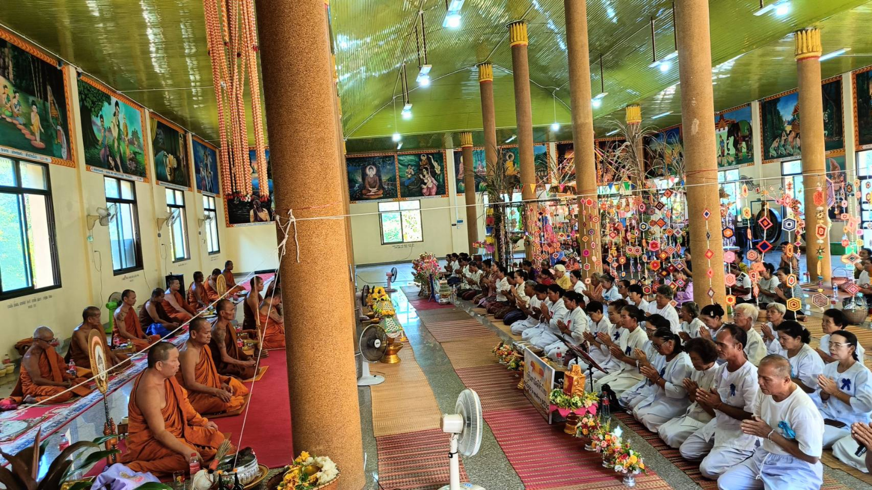 ภาพร่วมพิธีกรรมวัดญาณสุทธิวนาราม