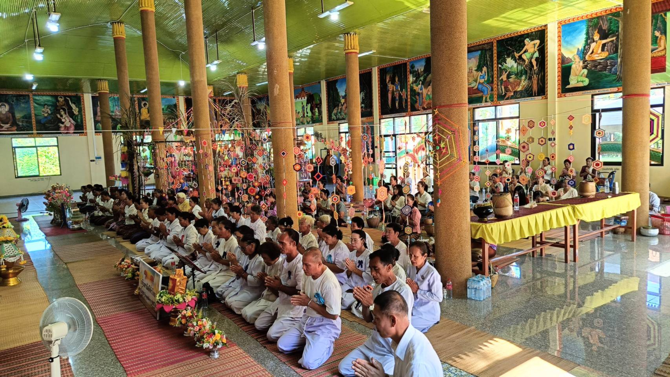 ภาพร่วมพิธีกรรมวัดญาณสุทธิวนาราม