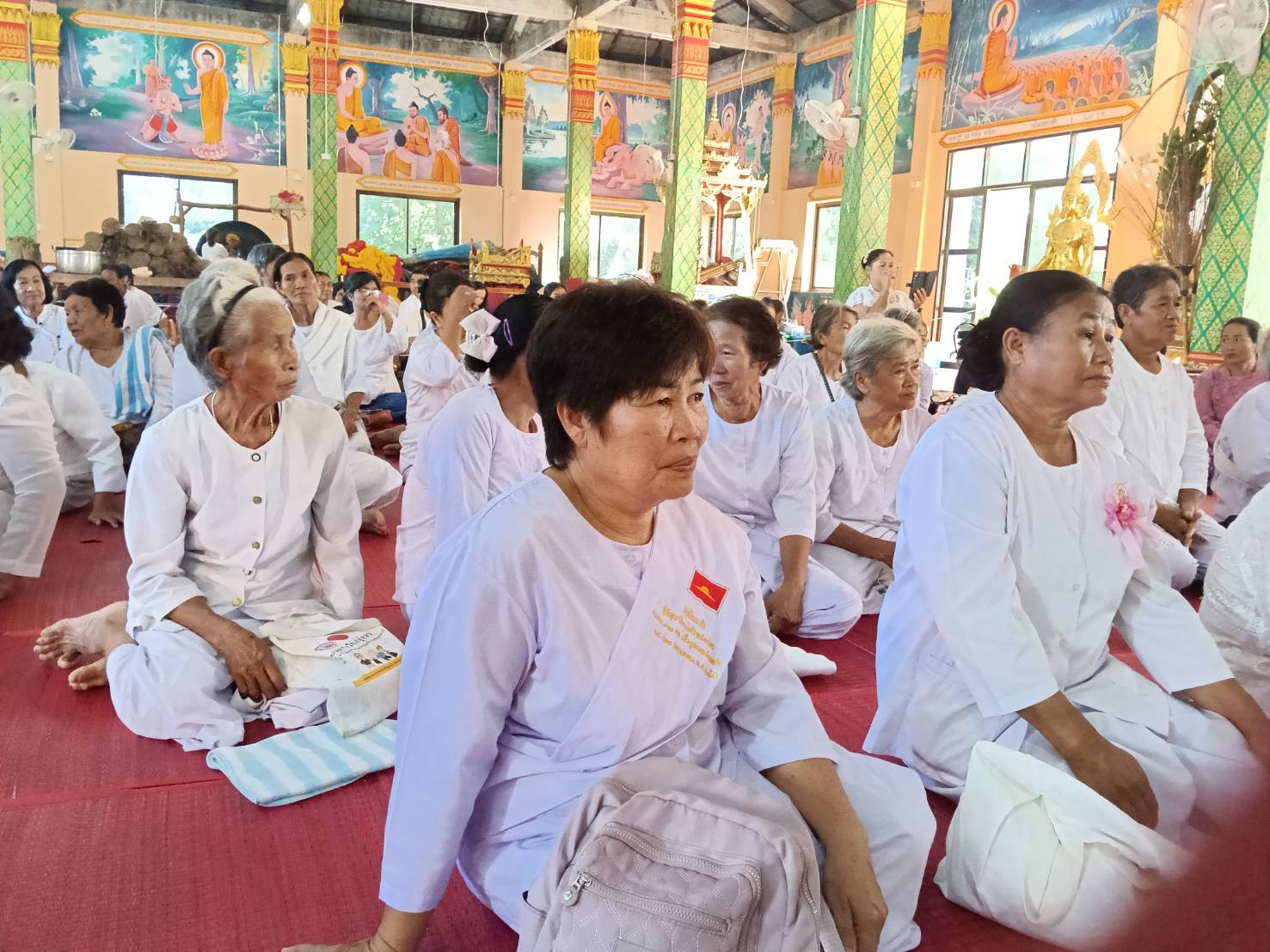 ภาพร่วมพิธีกรรมวัดสวนมอญ