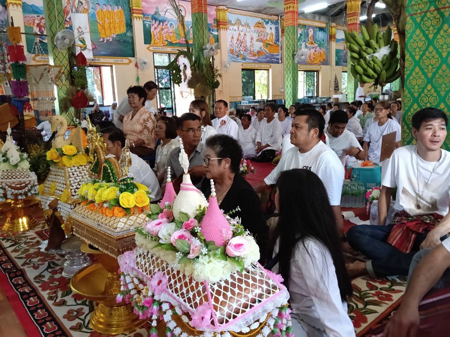 ภาพร่วมพิธีกรรมวัดสวนมอญ