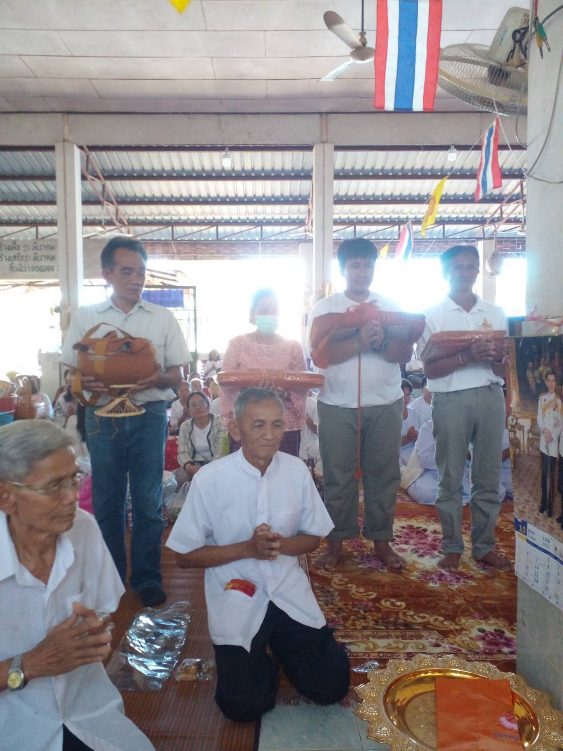 ภาพร่วมพิธีกรรมวัดศรีสำราญ