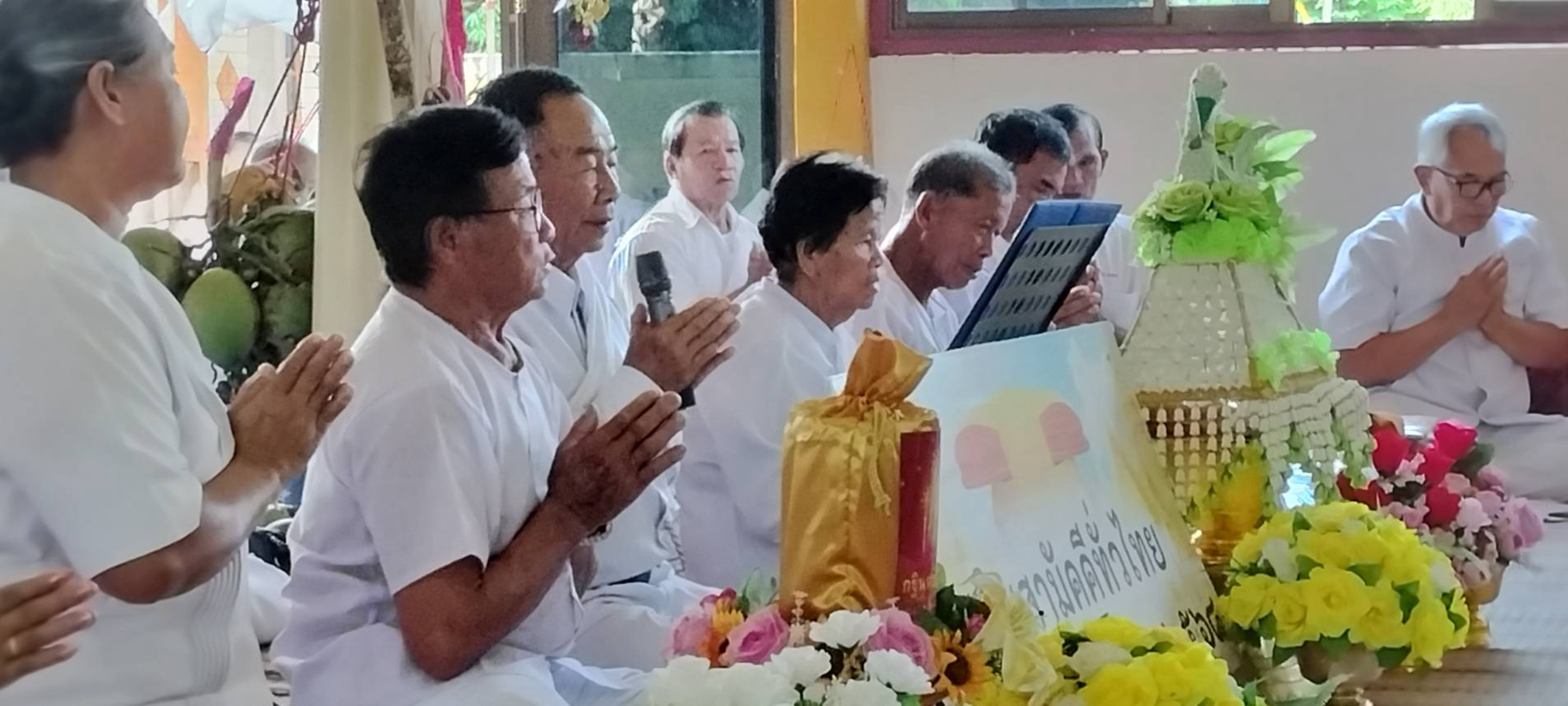 ภาพกล่าวคำถวายกฐินวัดอุทกโสภาราม