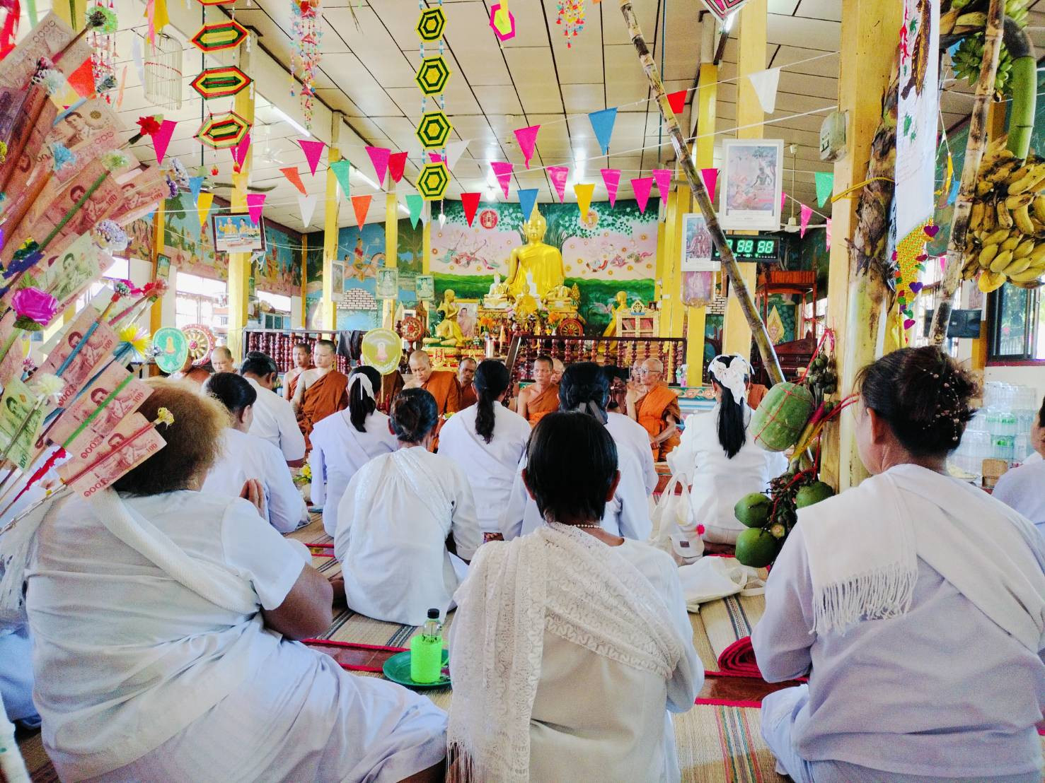 ภาพร่วมพิธีกรรมวัดอุทกโสภาราม