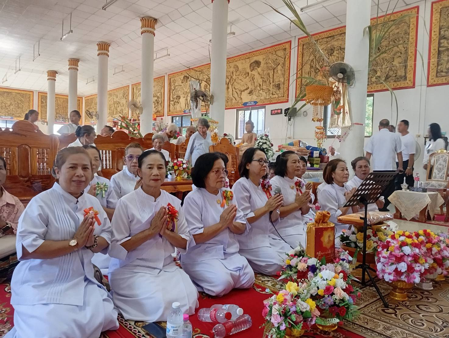 ภาพร่วมพิธีกรรมวัดอาสาพัฒนาราม